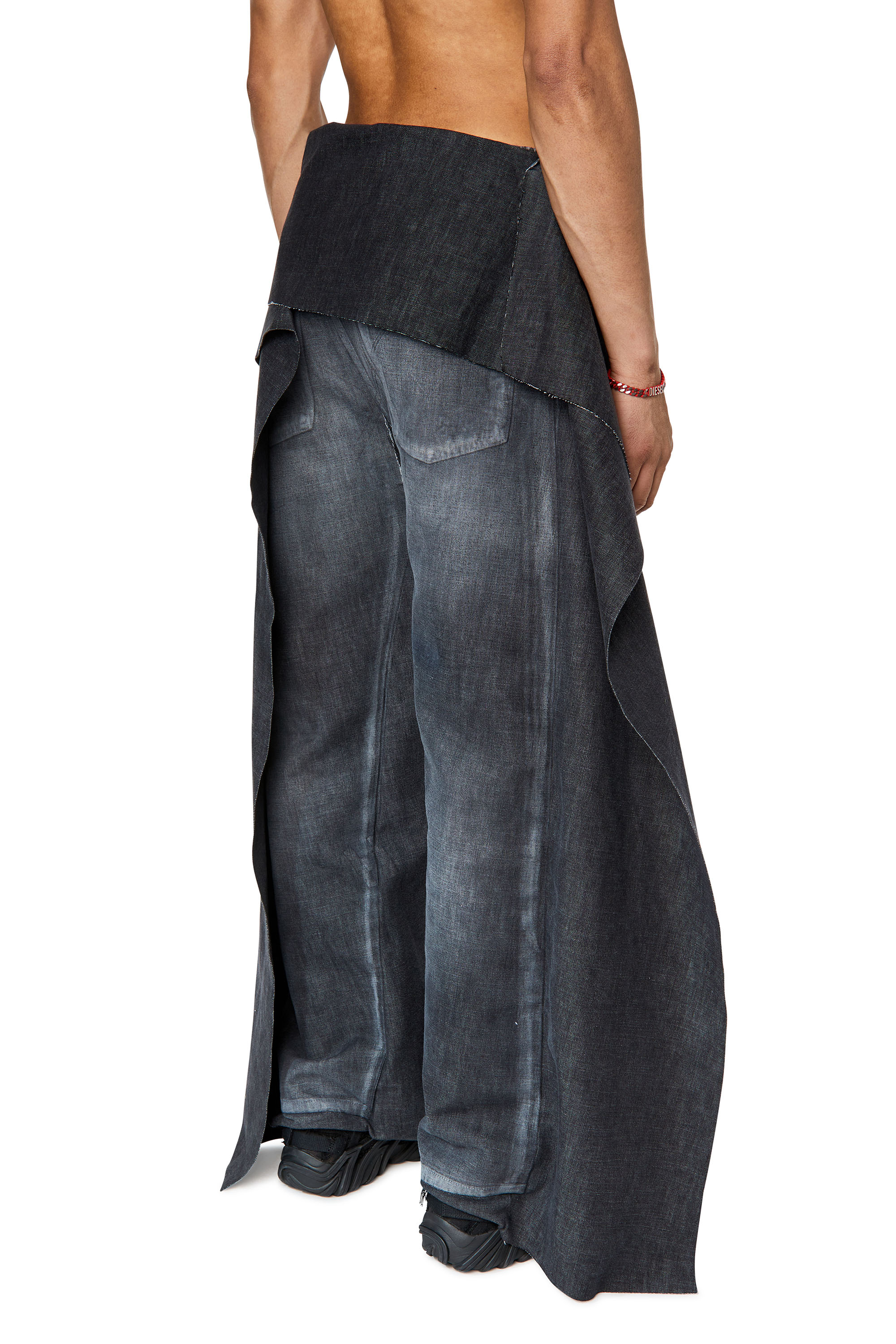 Diesel - Straight Jeans 2010 D-Macs 007Q5, Black/Dark grey - Image 3