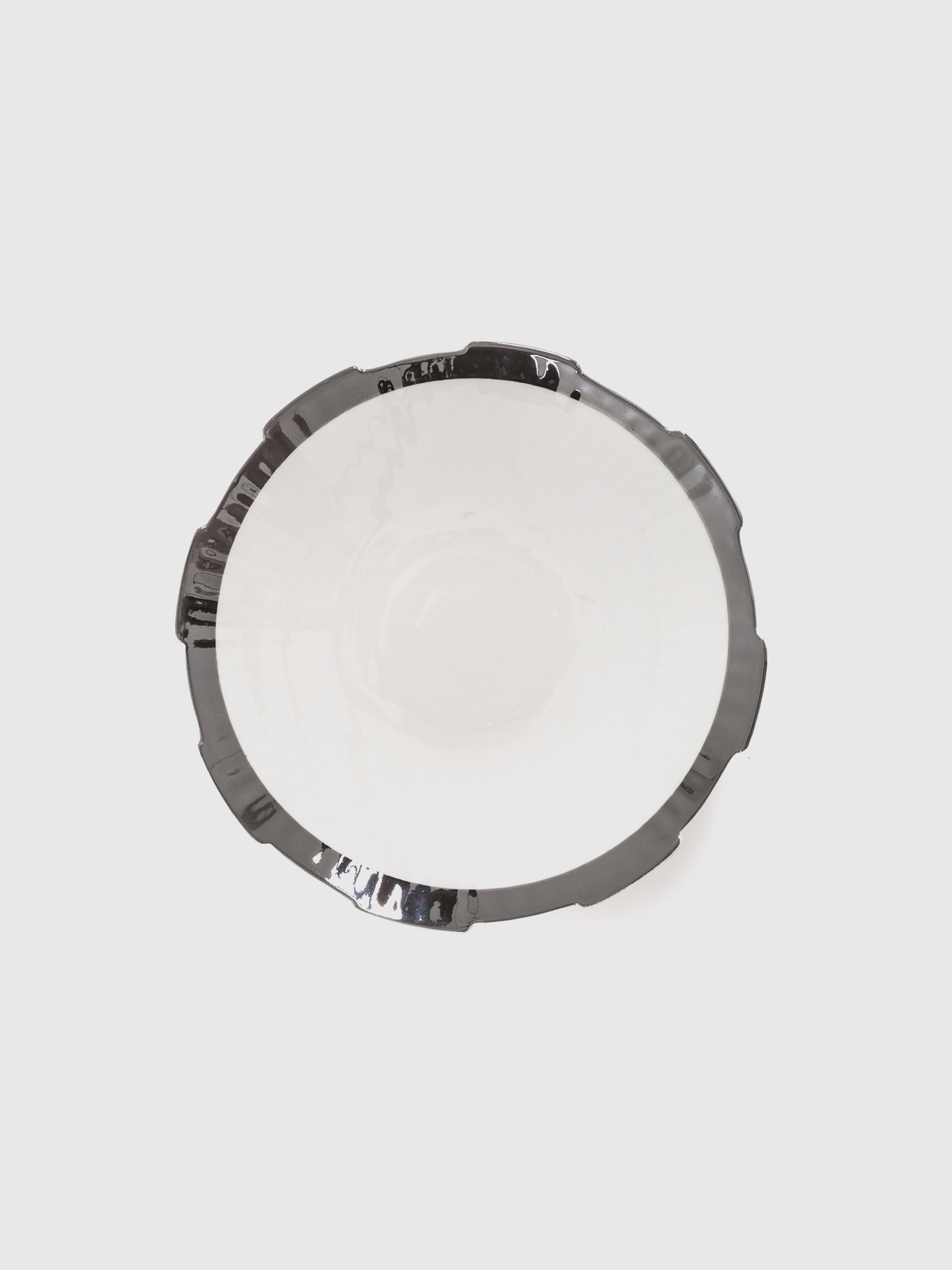 Diesel - 10988SIL MACHINE, Unisex's Porcelain soup plate in White - 1