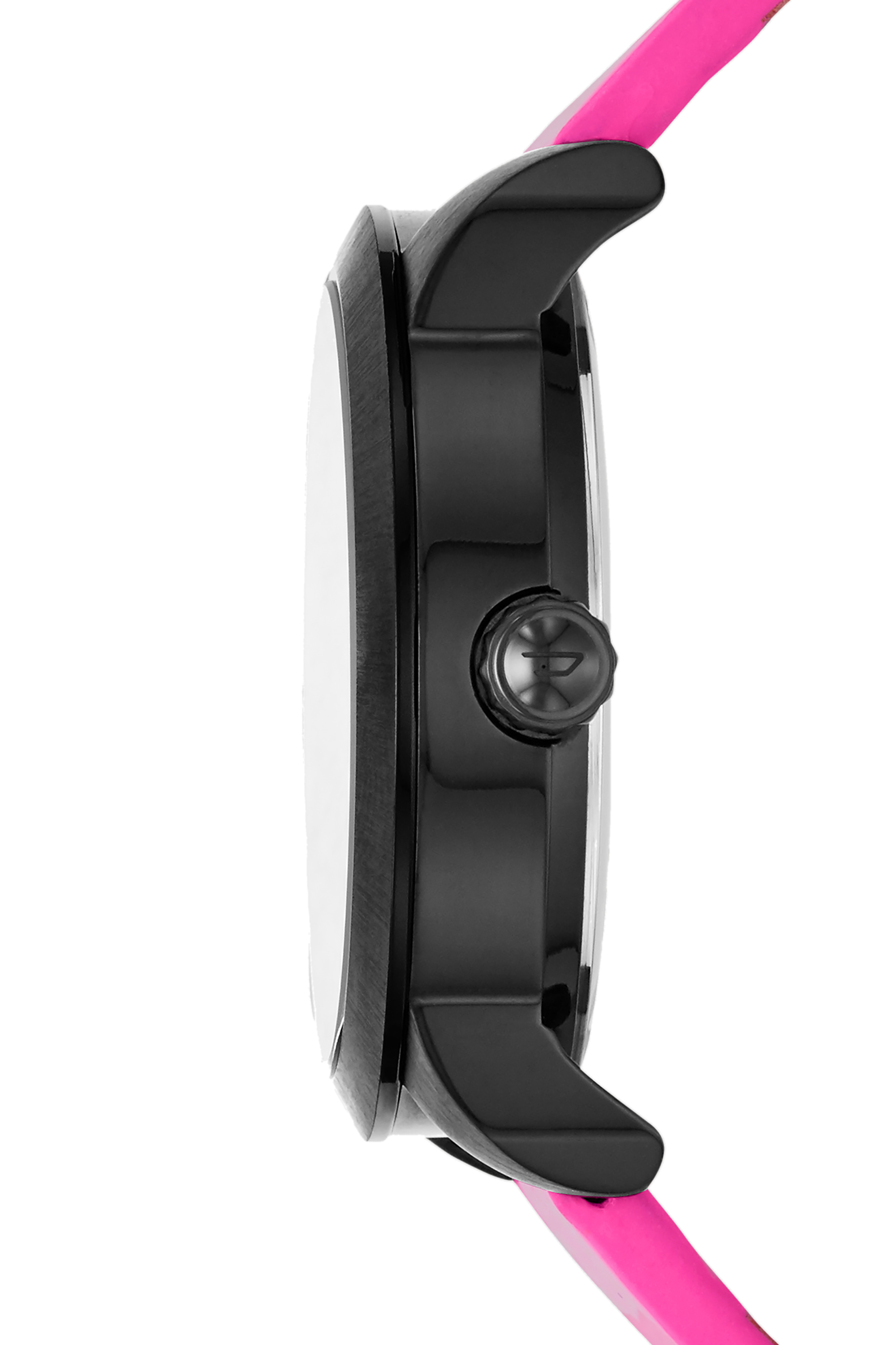 Diesel - DZ5590, Woman's Flare Rocks three-hand pink leather watch in Hot pink - 2