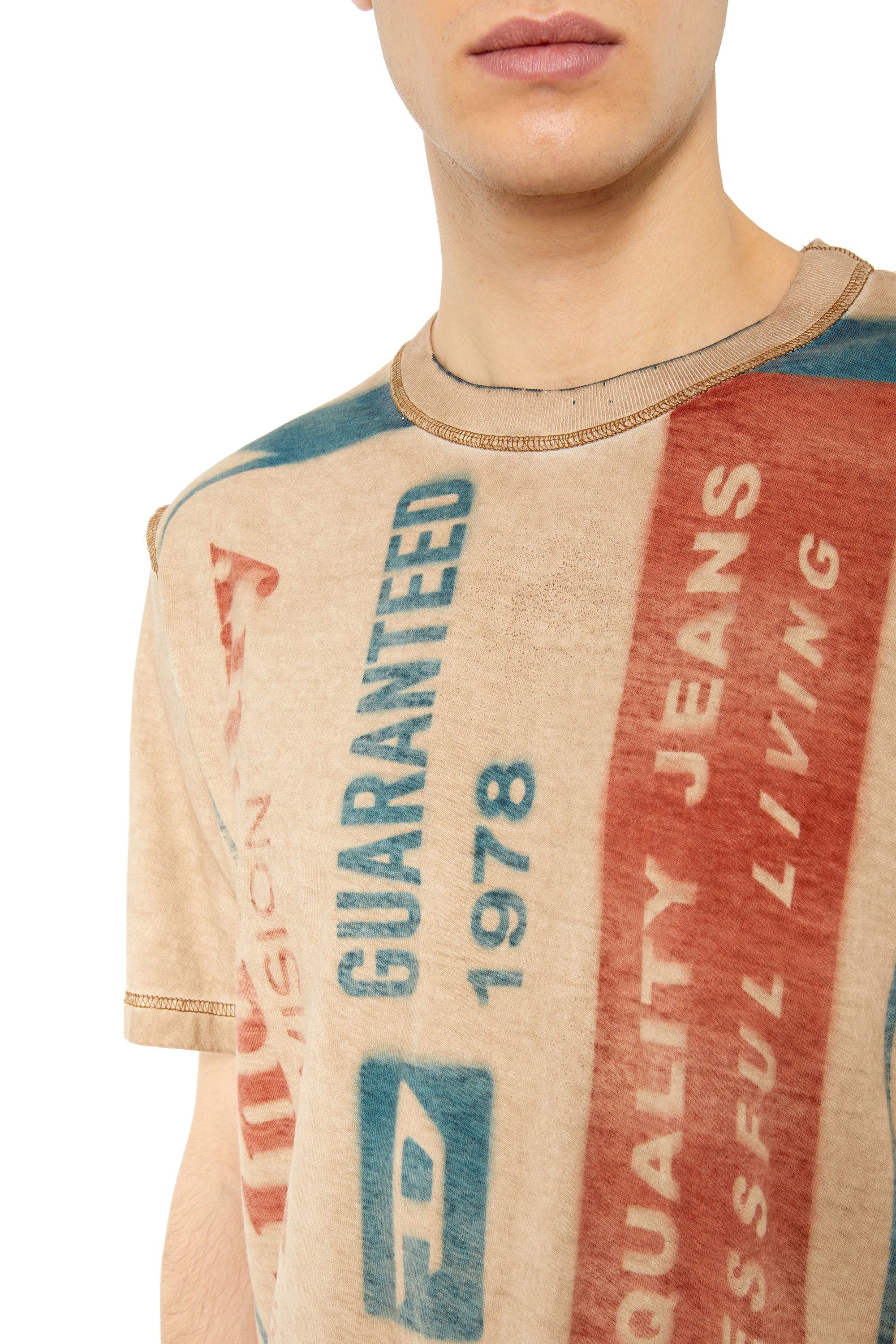 Diesel - T-JUST-G13, Beige/Red - Image 5