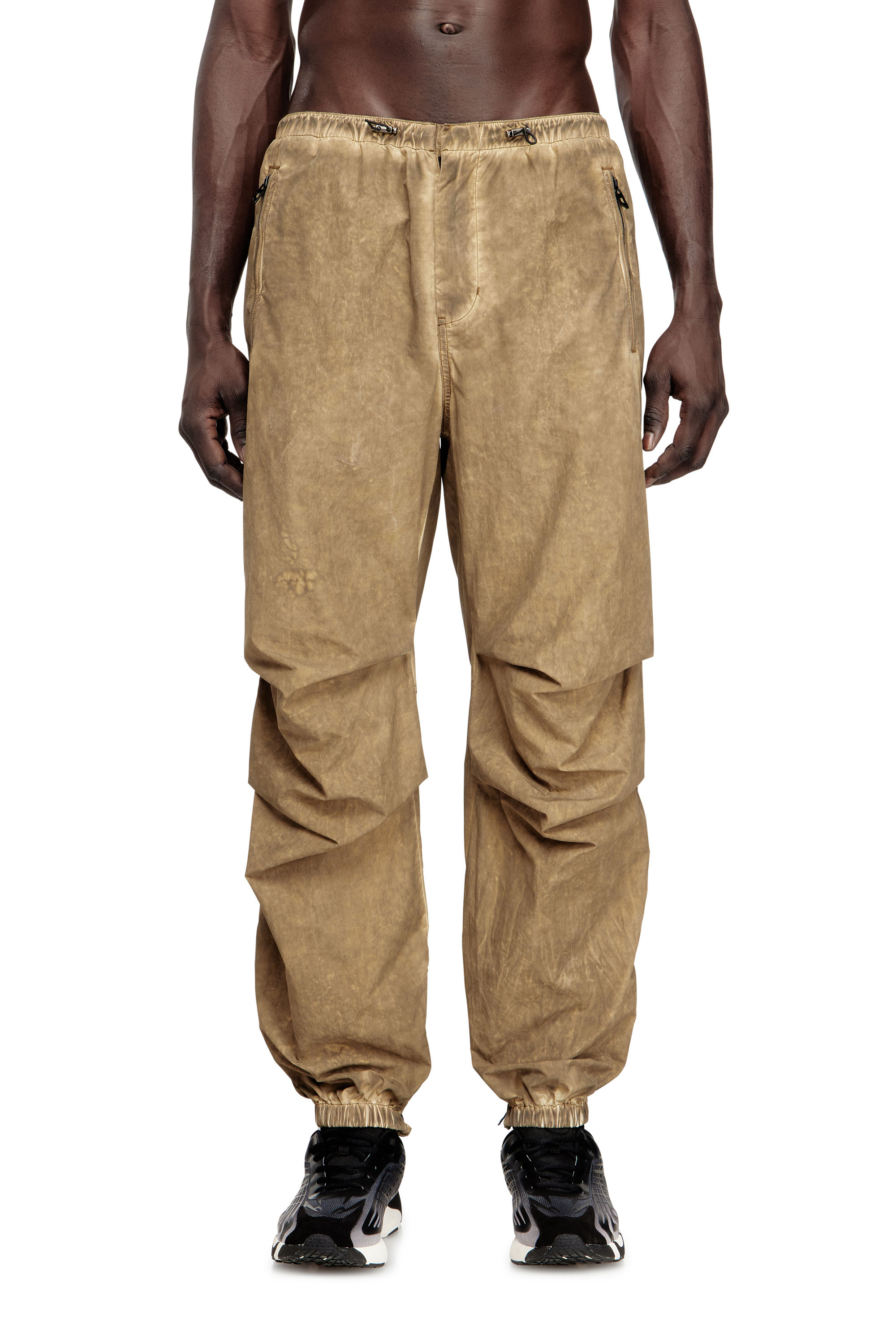Diesel - P-STITCH-TREAT, Man's Cargo pants in dirt-effect Taslan in null - 1