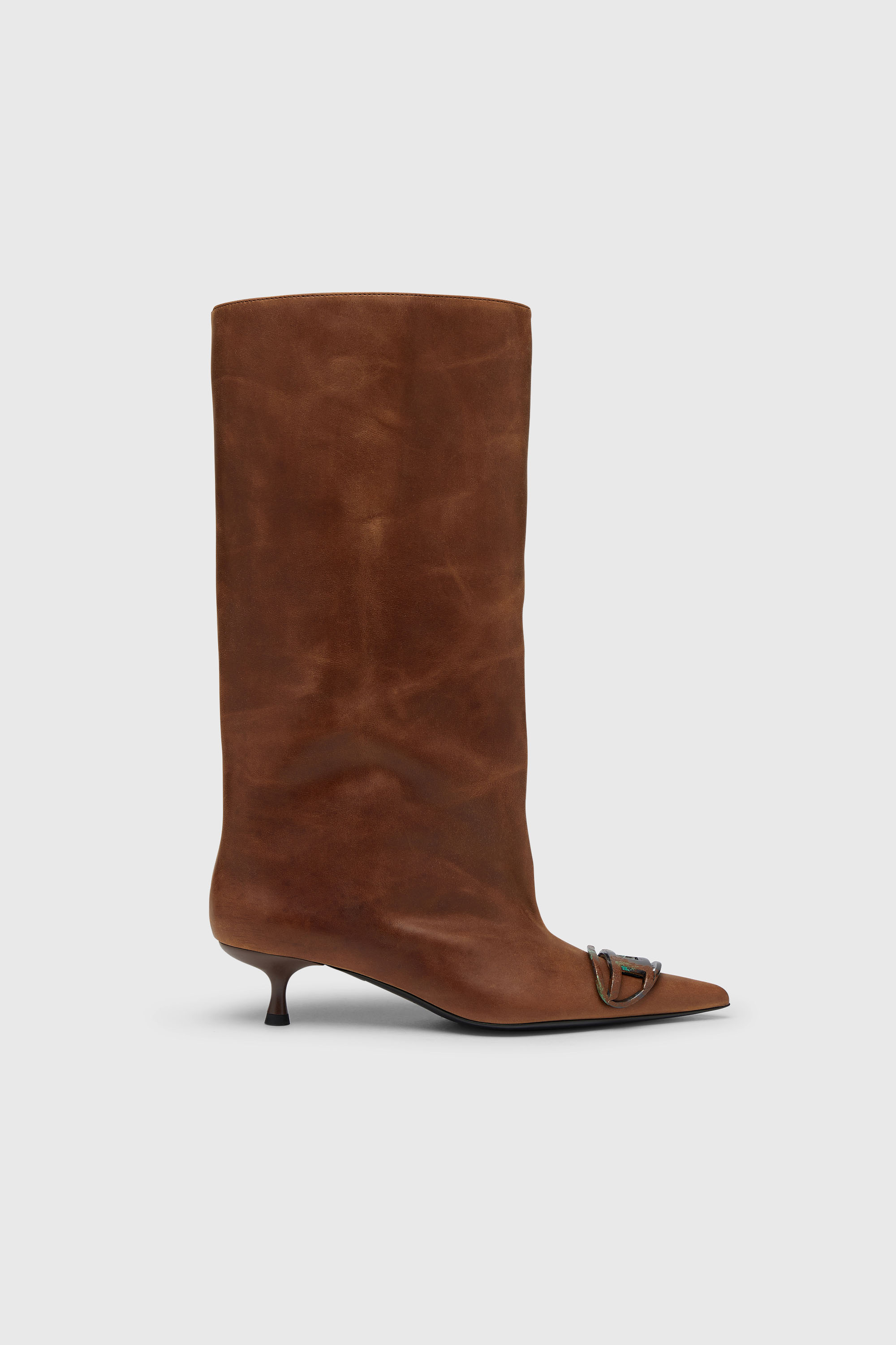 D-Venus-Knee-high boots in oiled leather