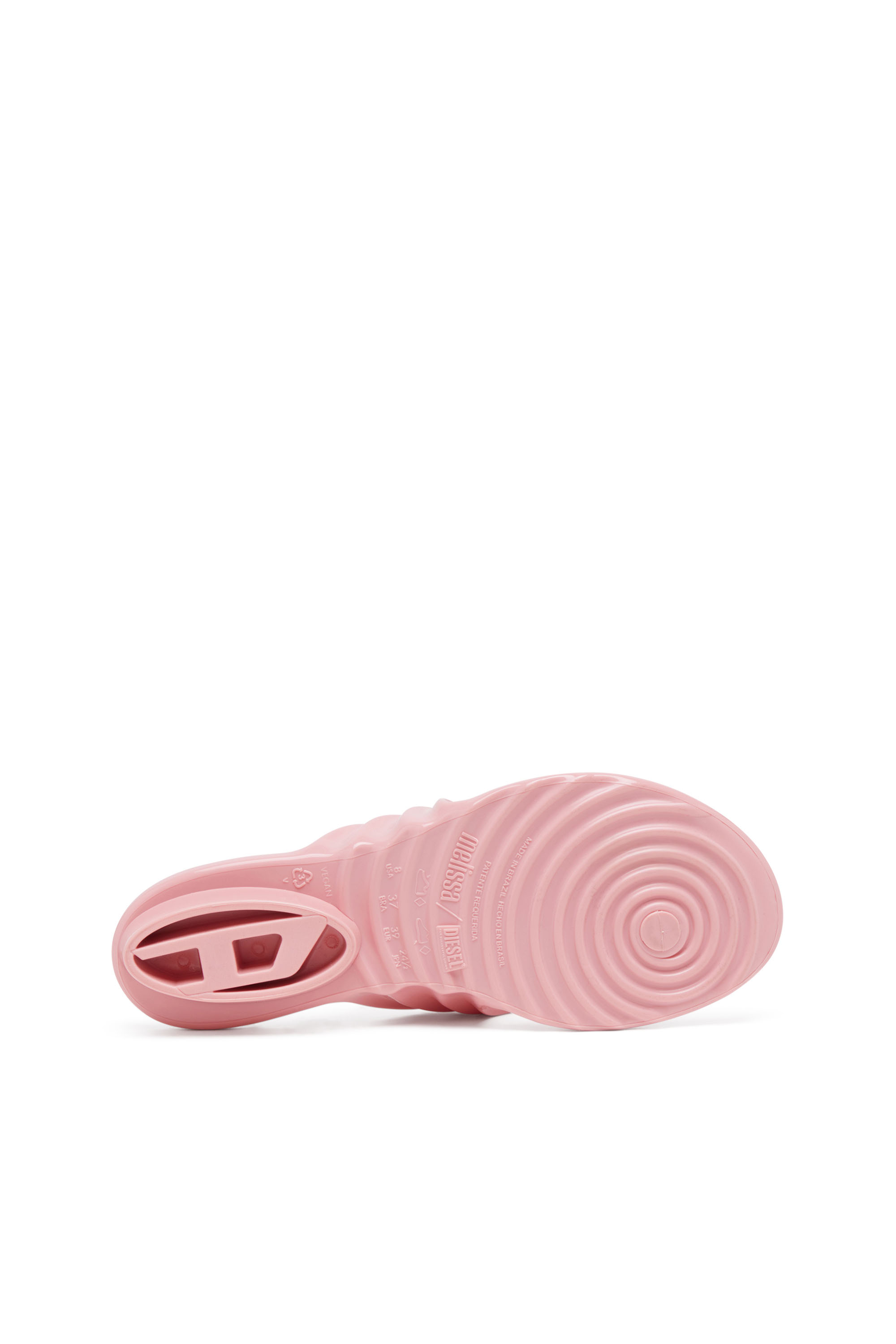 Diesel - MELISSA QUANTUM THONG, Woman's Sculptural flip-flops in Melflex&reg; in Pink - 5
