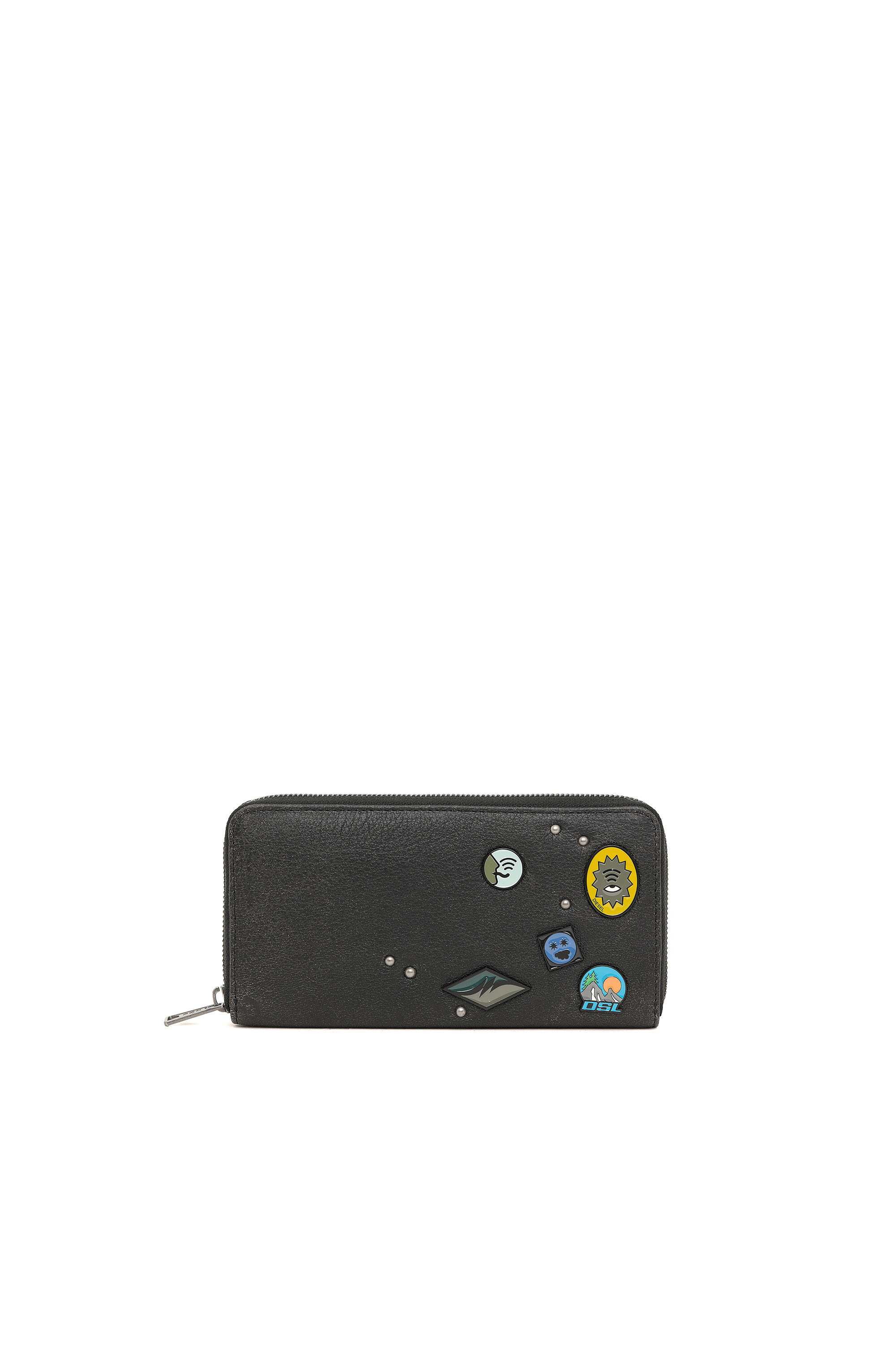 24 ZIP, Black - Zip-Round Wallets