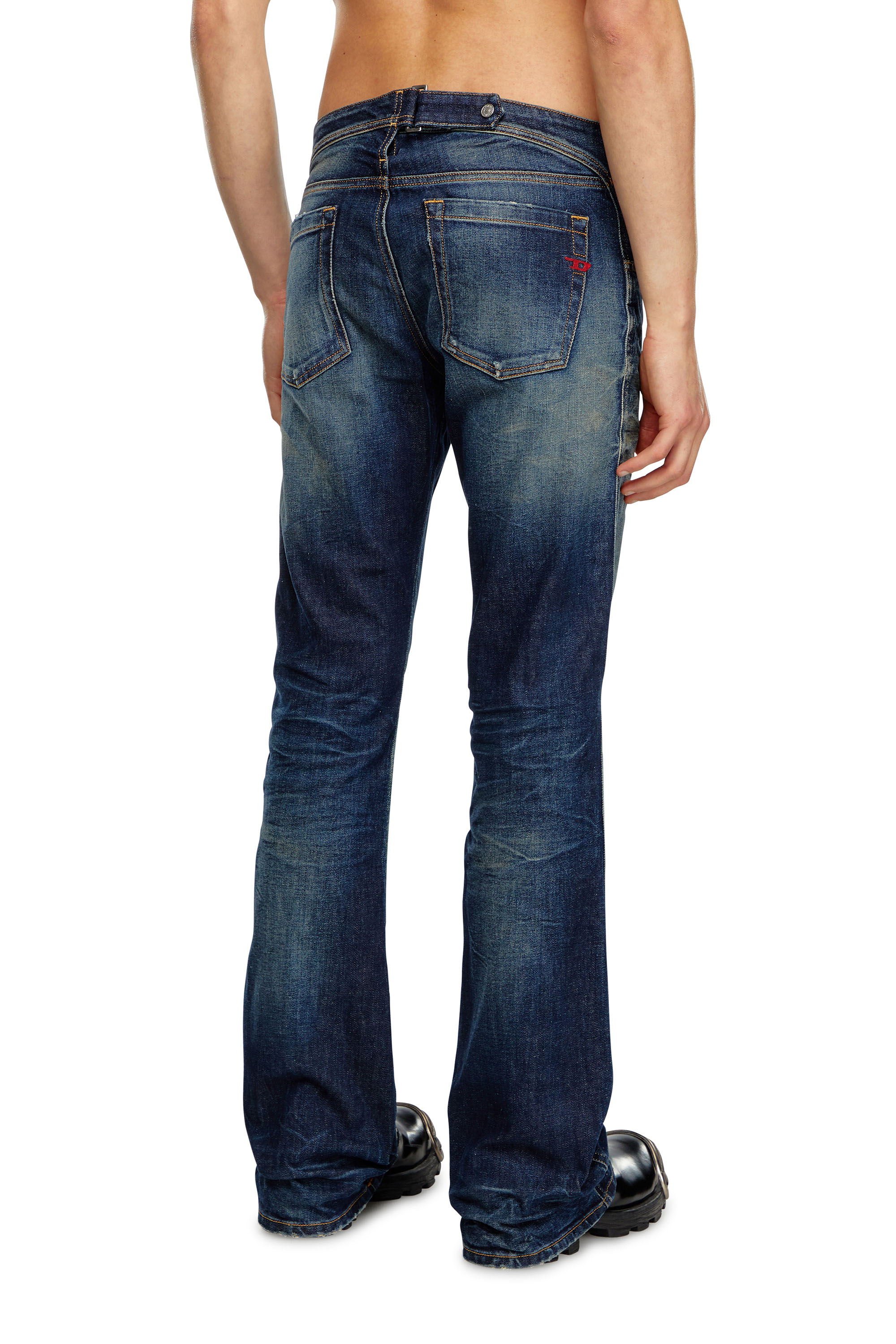 Diesel - Man Bootcut Jeans D-Backler 09H79, Dark Blue - Image 4