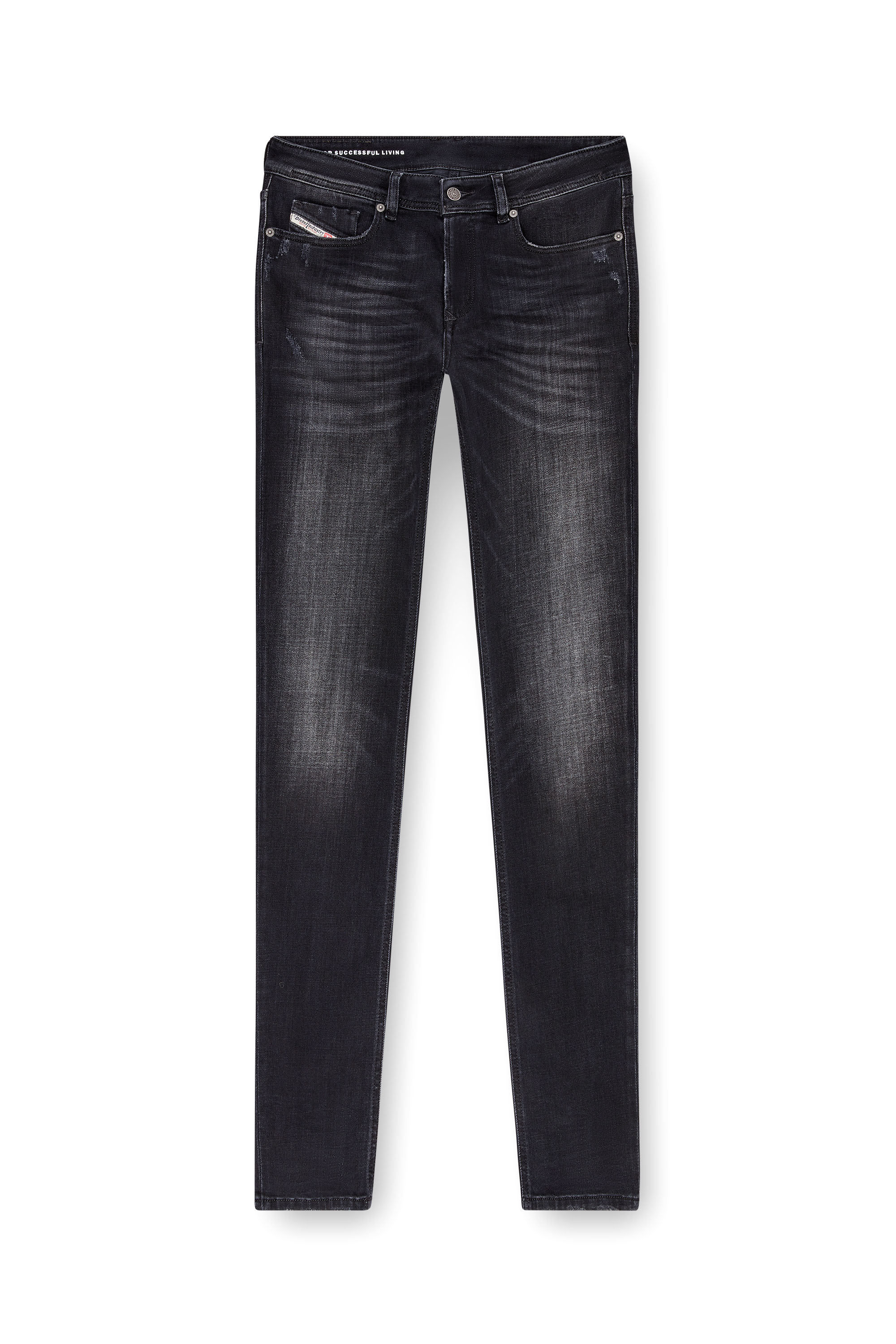 Diesel - Man's Skinny Jeans 1979 Sleenker 09K11, Black/Dark grey - 5