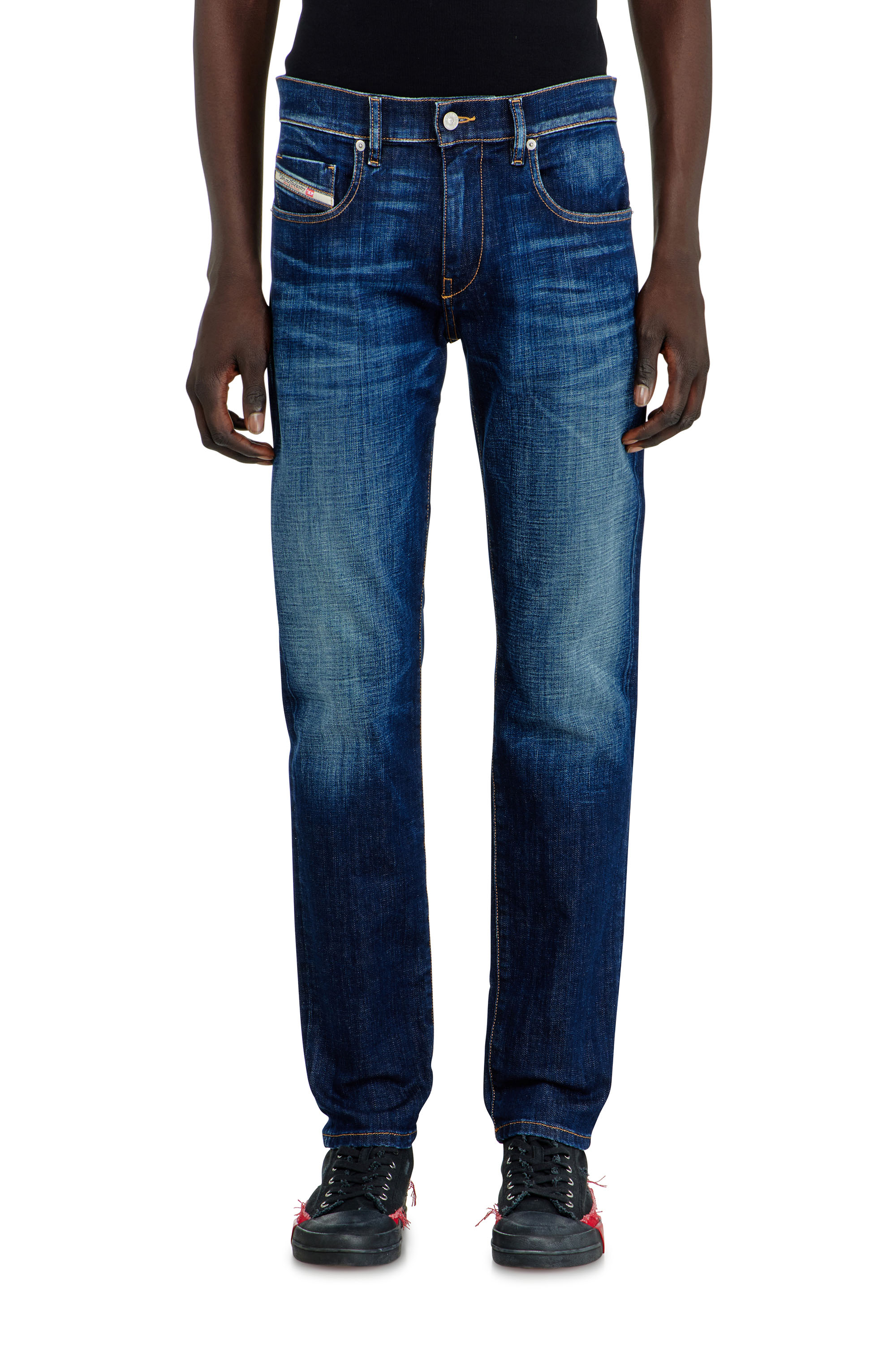 Diesel - Man's Slim Jeans 2019 D-Strukt 09L61, Medium blue - 1