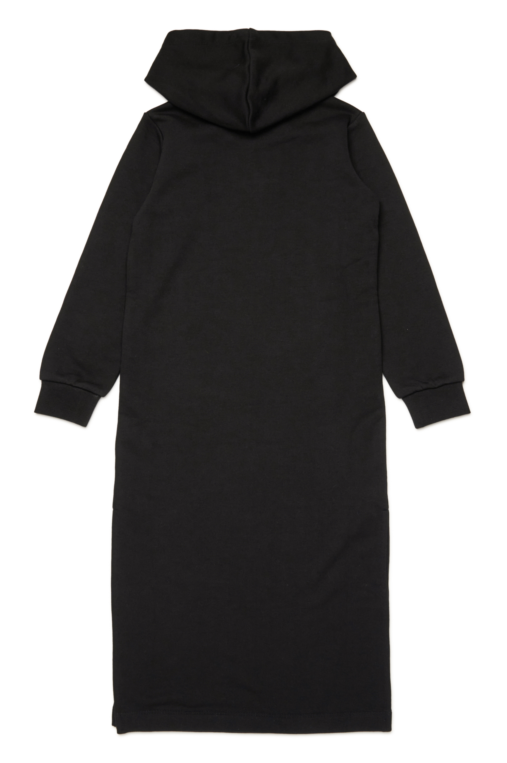 Diesel - DYTIN, Woman's Hoodie dress with Oval D embroidery in Black - 2