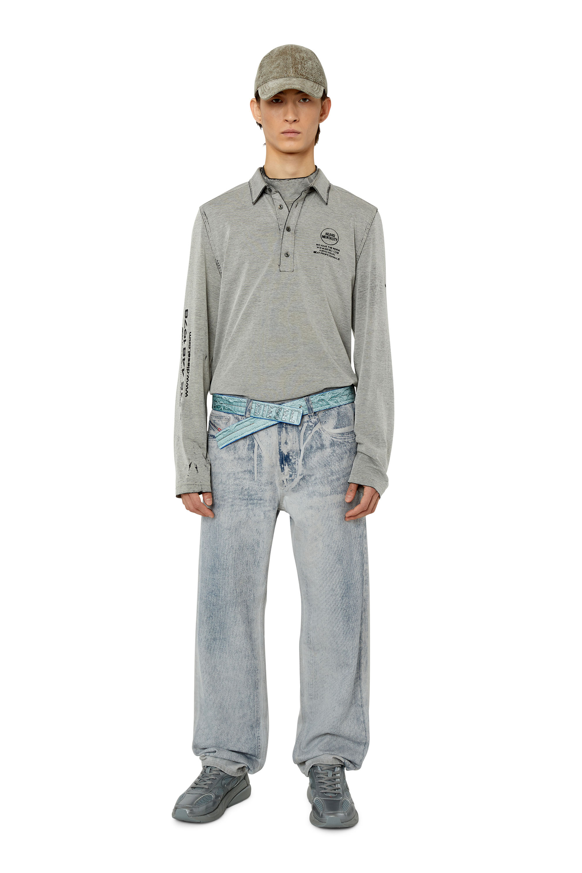 Diesel - 2010 D-Macs 09F23 Straight Jeans, Light Grey - Image 4