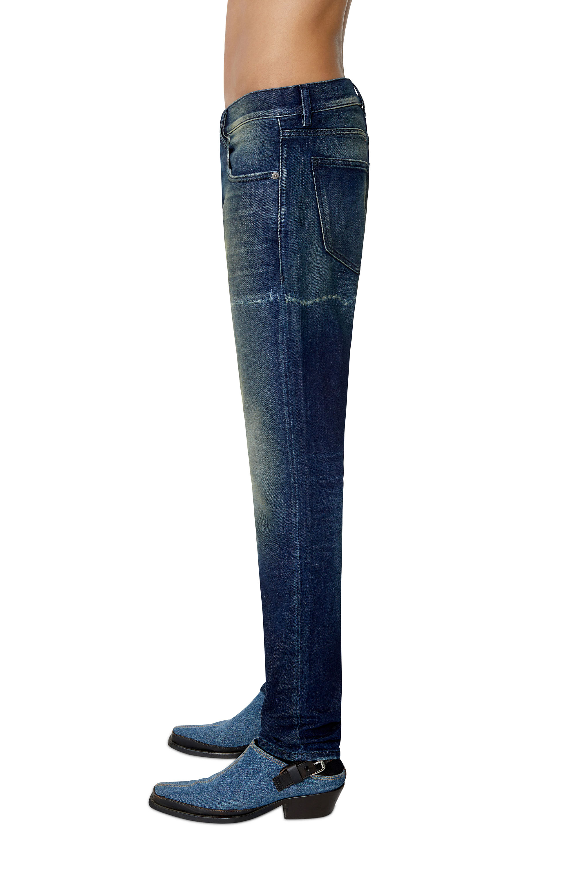 Diesel - Slim Jeans 2019 D-Strukt 09F57, Dark Blue - Image 4