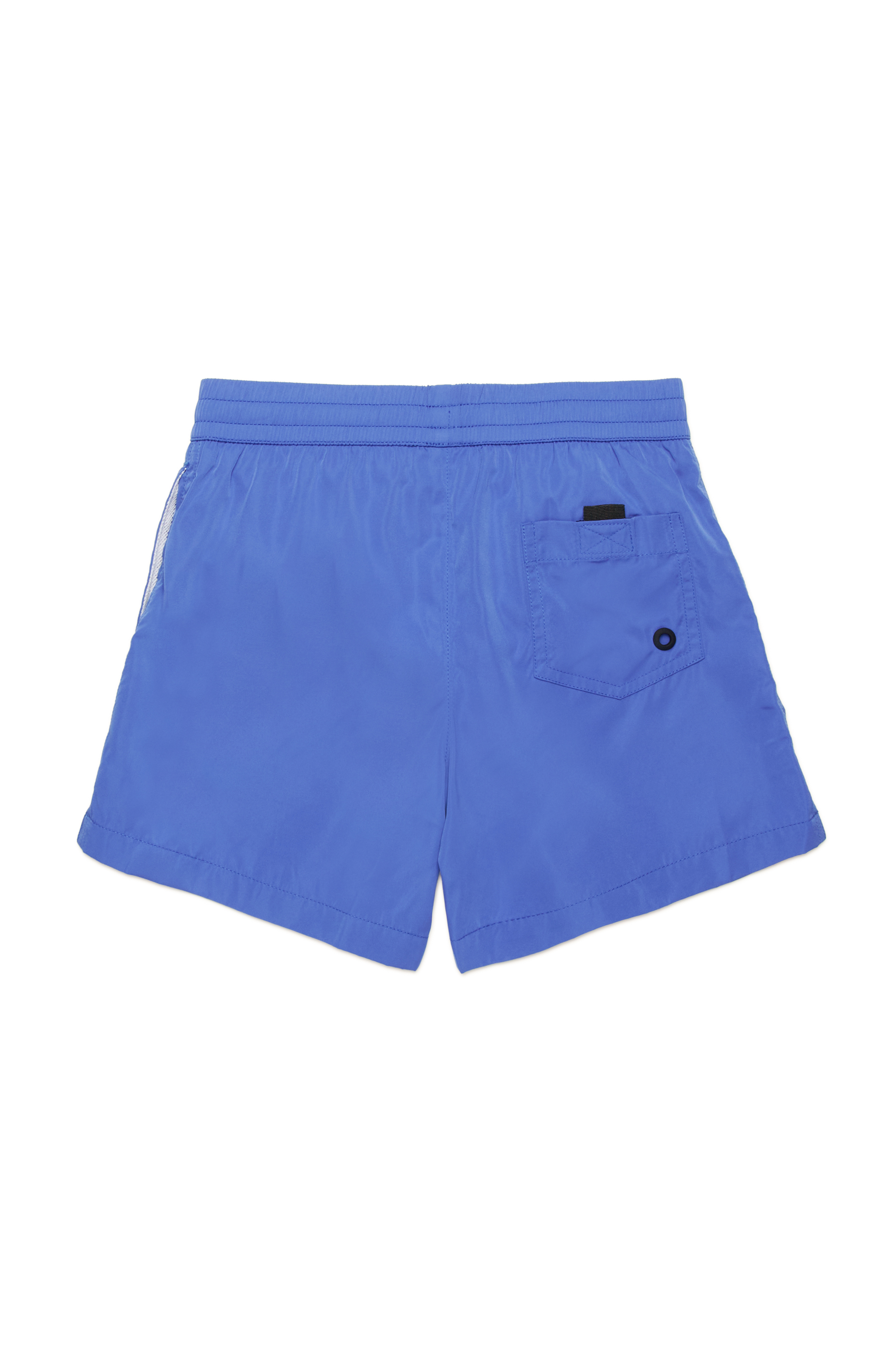 Diesel - MKENM, Man's Swim shorts with tonal Biscotto logo in Blue - 2