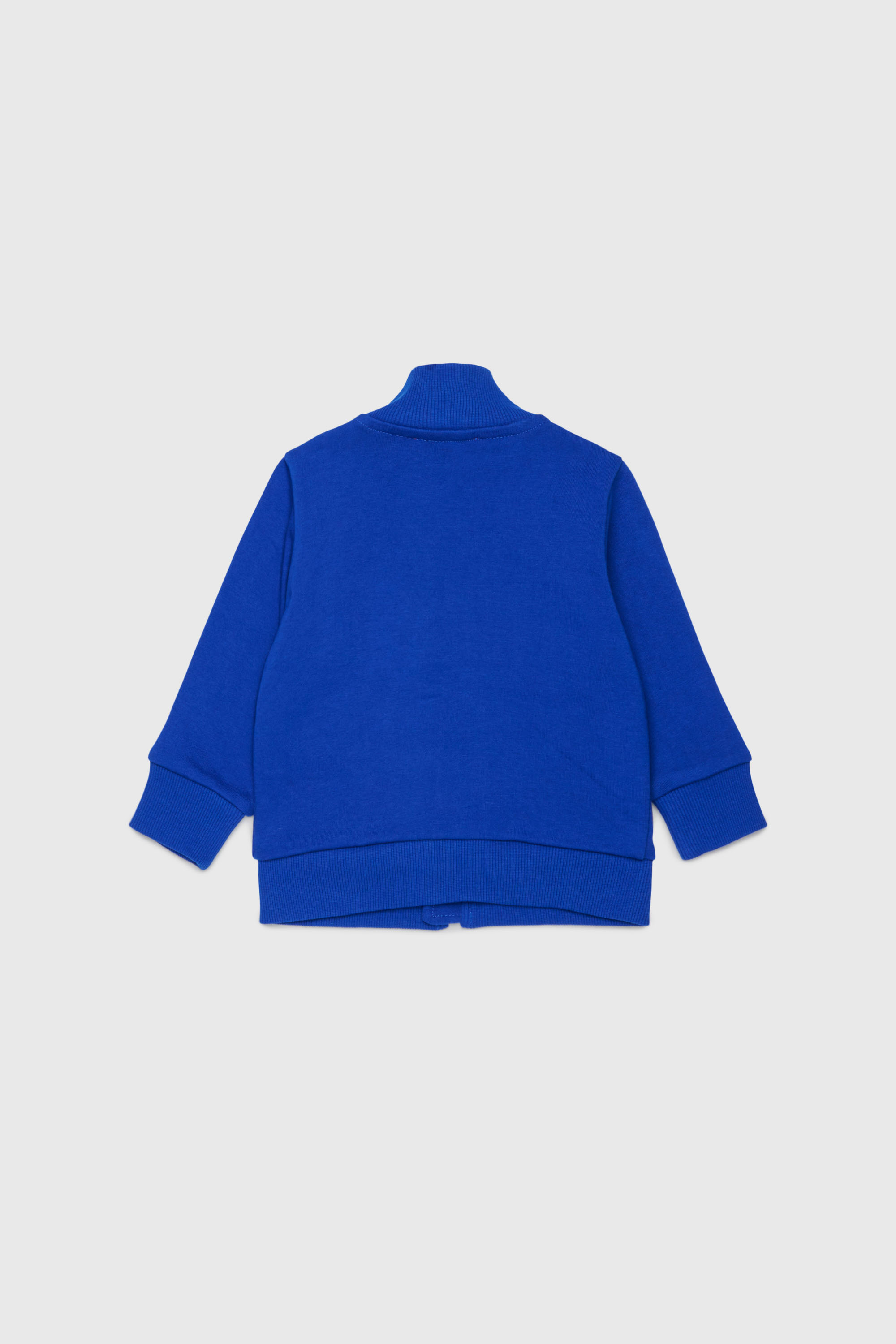 Diesel - SDSELZIPB, Unisex's Zip-up sweatshirt with logo print in Blue - 2