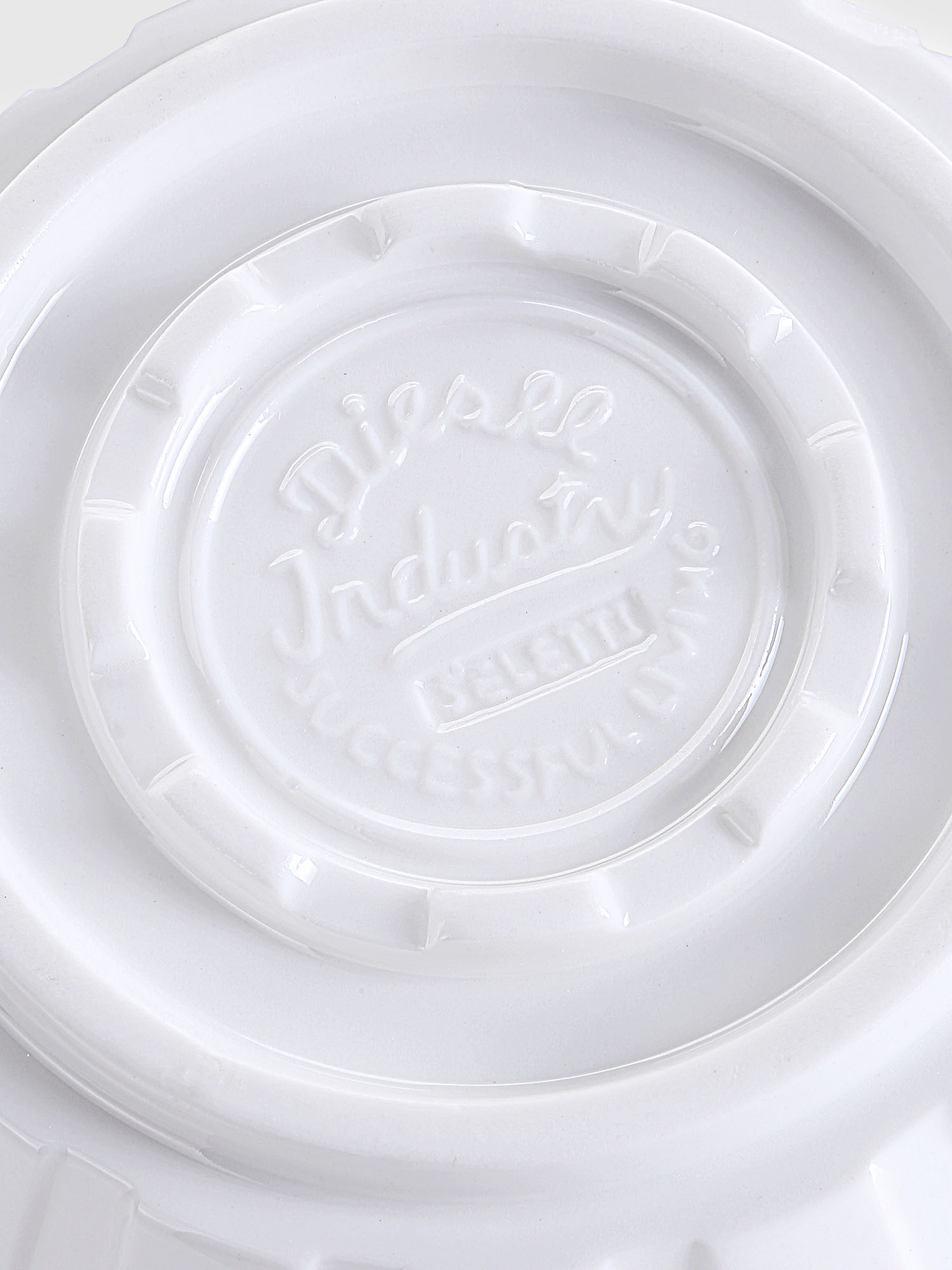 Diesel - 10982 MACHINE COLLEC, Unisex's Porcelain fruit bowl, ø cm 16,3 / 6.4" in White - 3