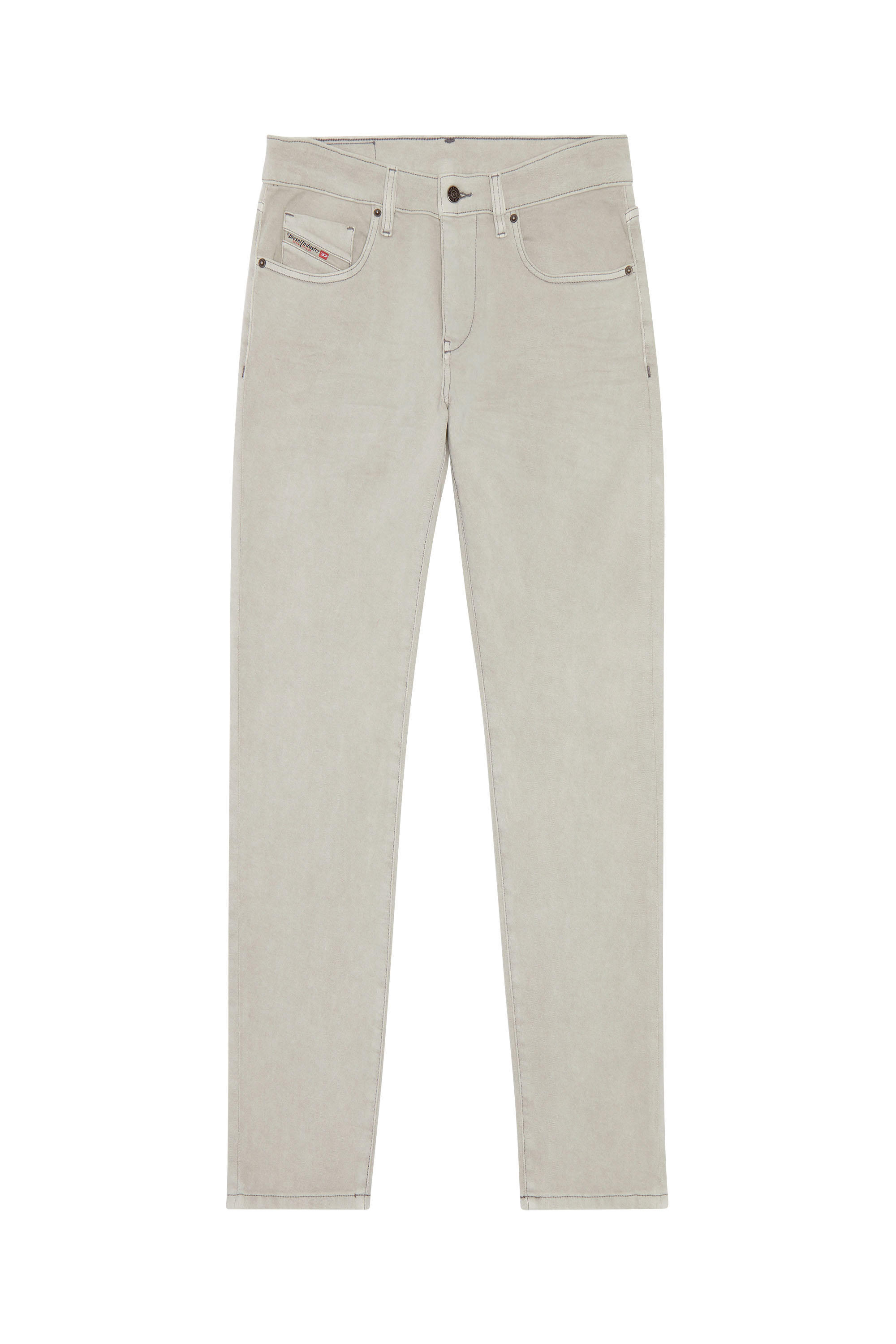 Diesel - Slim Jeans 2019 D-Strukt 0QWTY, Light Grey - Image 5