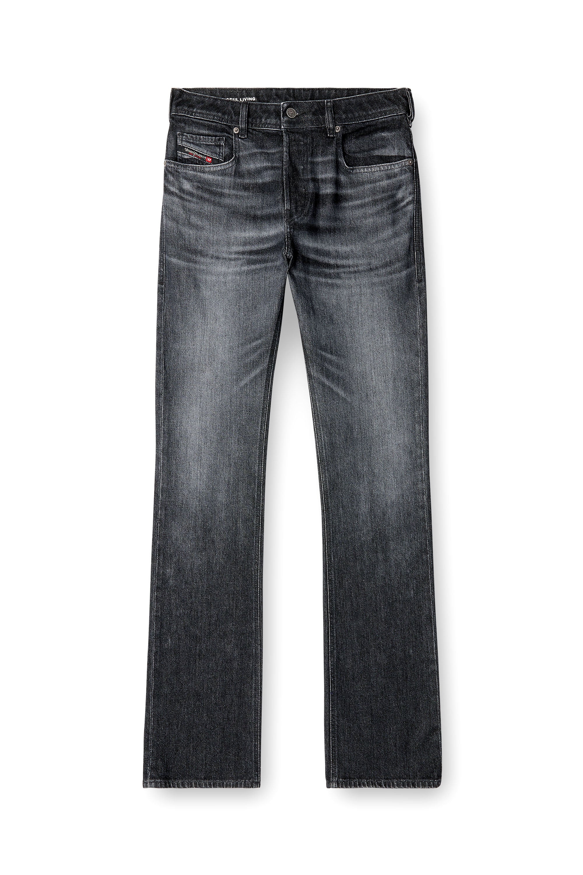 Diesel - Man's Bootcut Jeans 2007 Zatiny 09N48, Black/Dark grey - 3