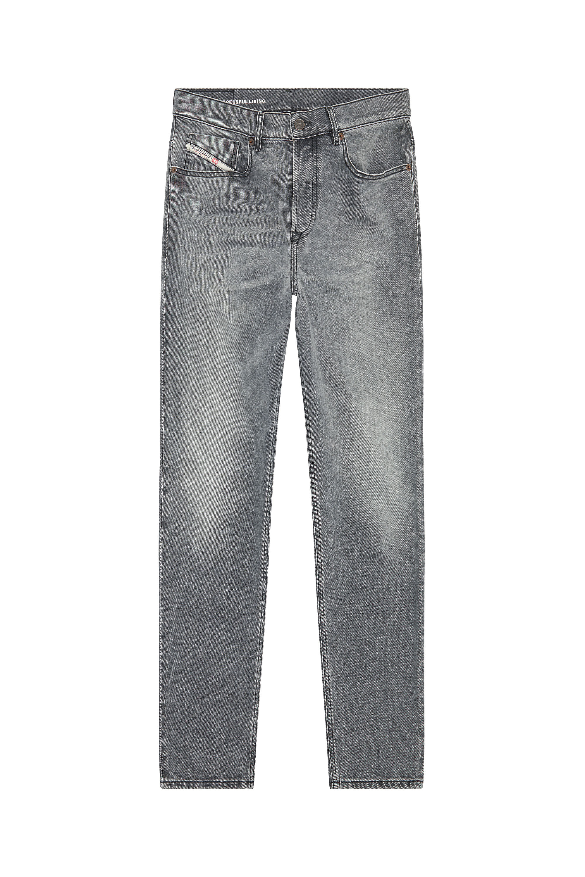 Diesel - Tapered Jeans 2005 D-Fining 09E87, Black/Dark grey - Image 5
