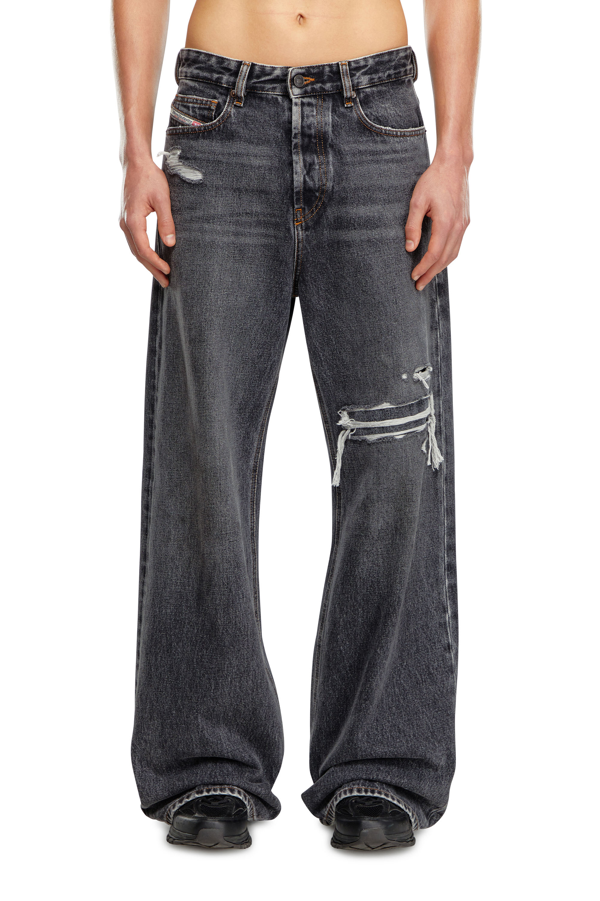 Relaxed Jeans 1996 D-Sire 007F6, Black/Dark grey Diesel - Woman's Relaxed Jeans 1996 D-Sire 007F6, Black/Dark grey - 6