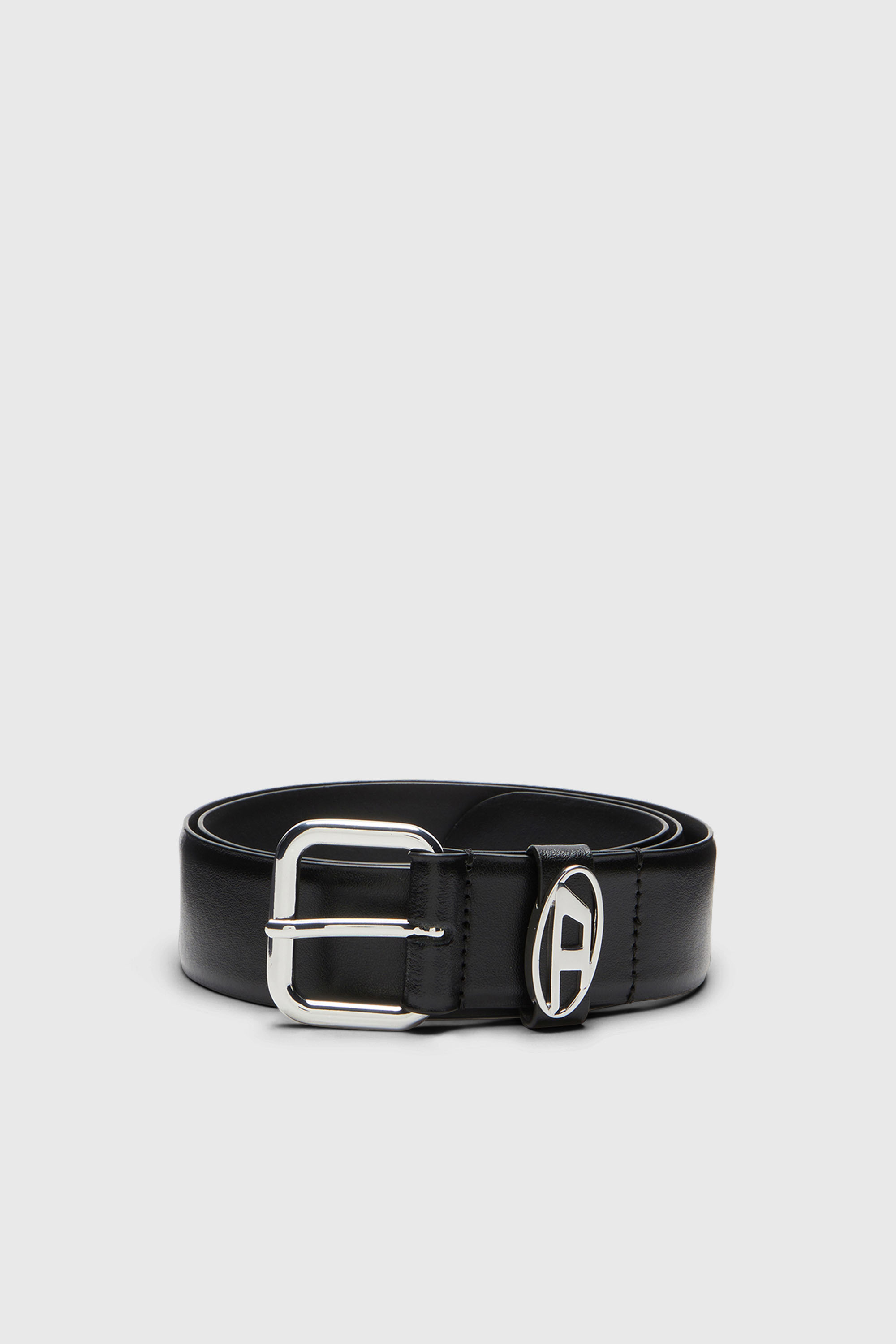 3.9cm logo-plaque embellished leather belt
