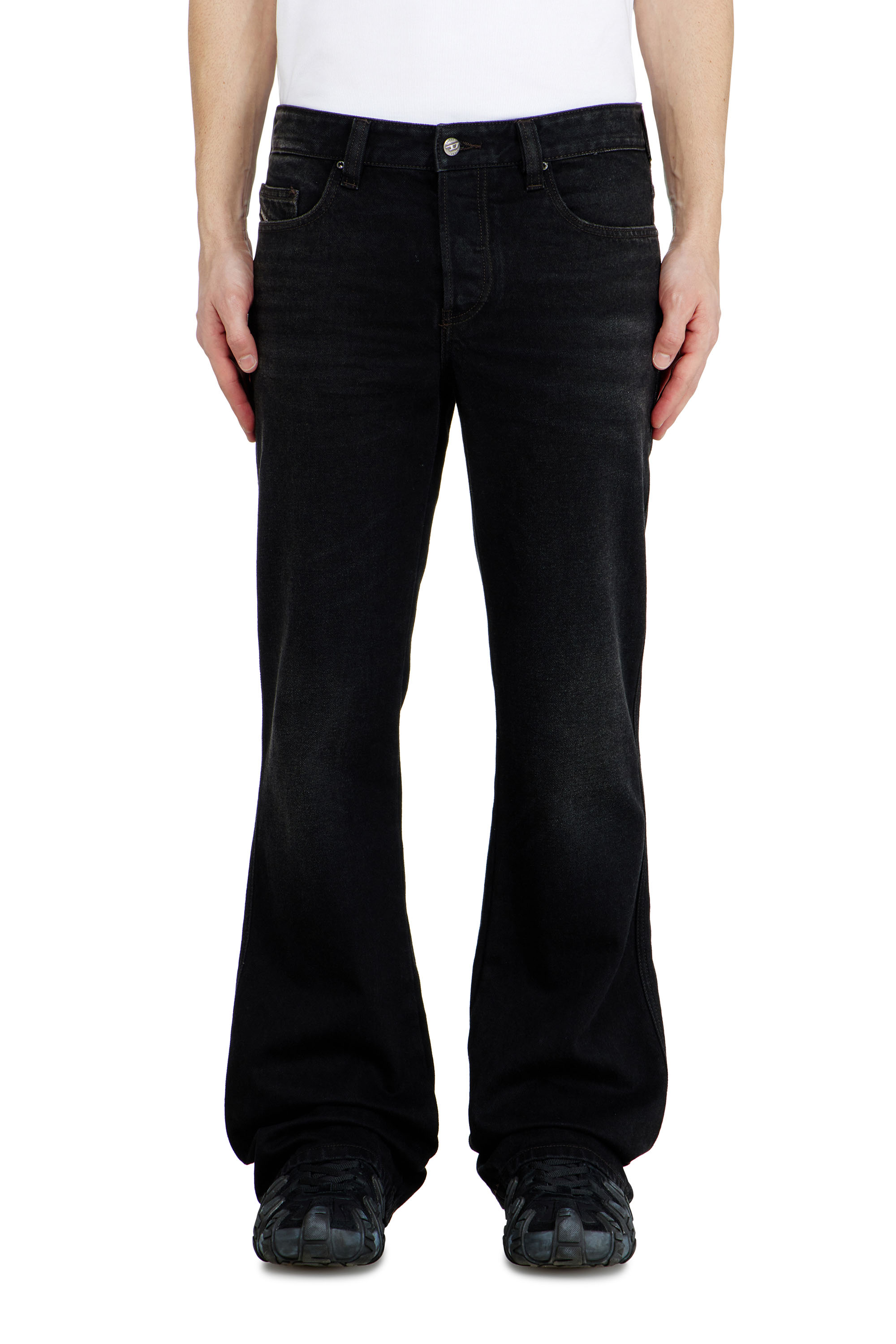 Diesel - Man's Bootcut Jeans 1998 D-Buck 0ADBV, Black - 1