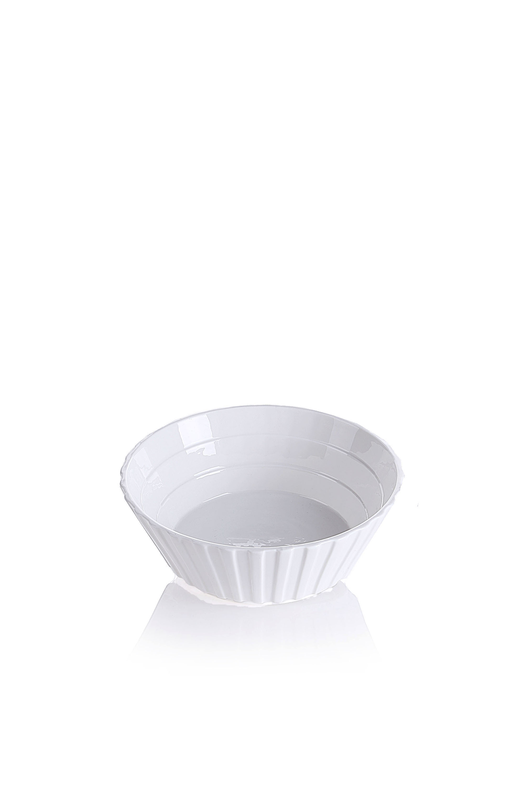 Diesel - 10980 MACHINE COLLEC, Unisex's Porcelain salad bowl, ø cm 22 / 8.7" in White - 1