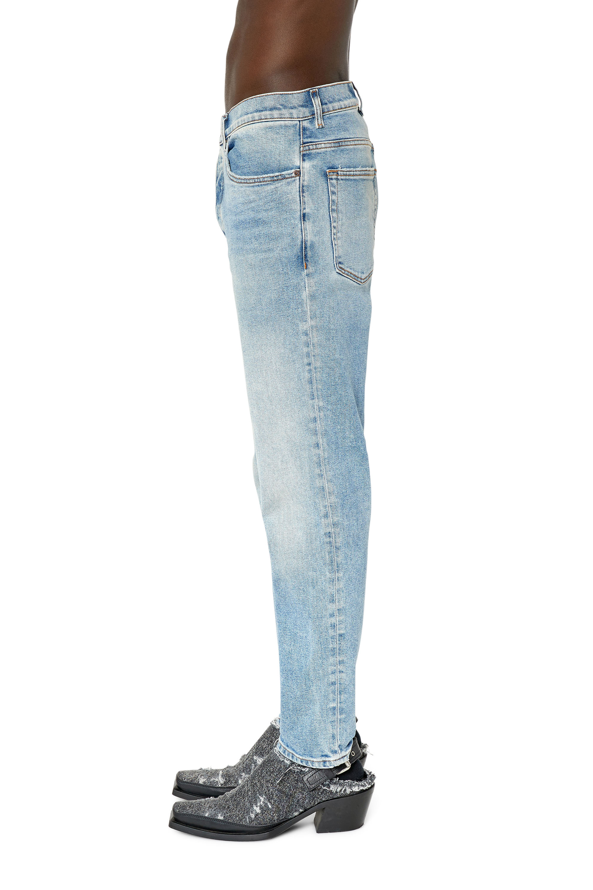 Diesel - 2005 D-Fining 09E86 Tapered Jeans, Light Blue - Image 4