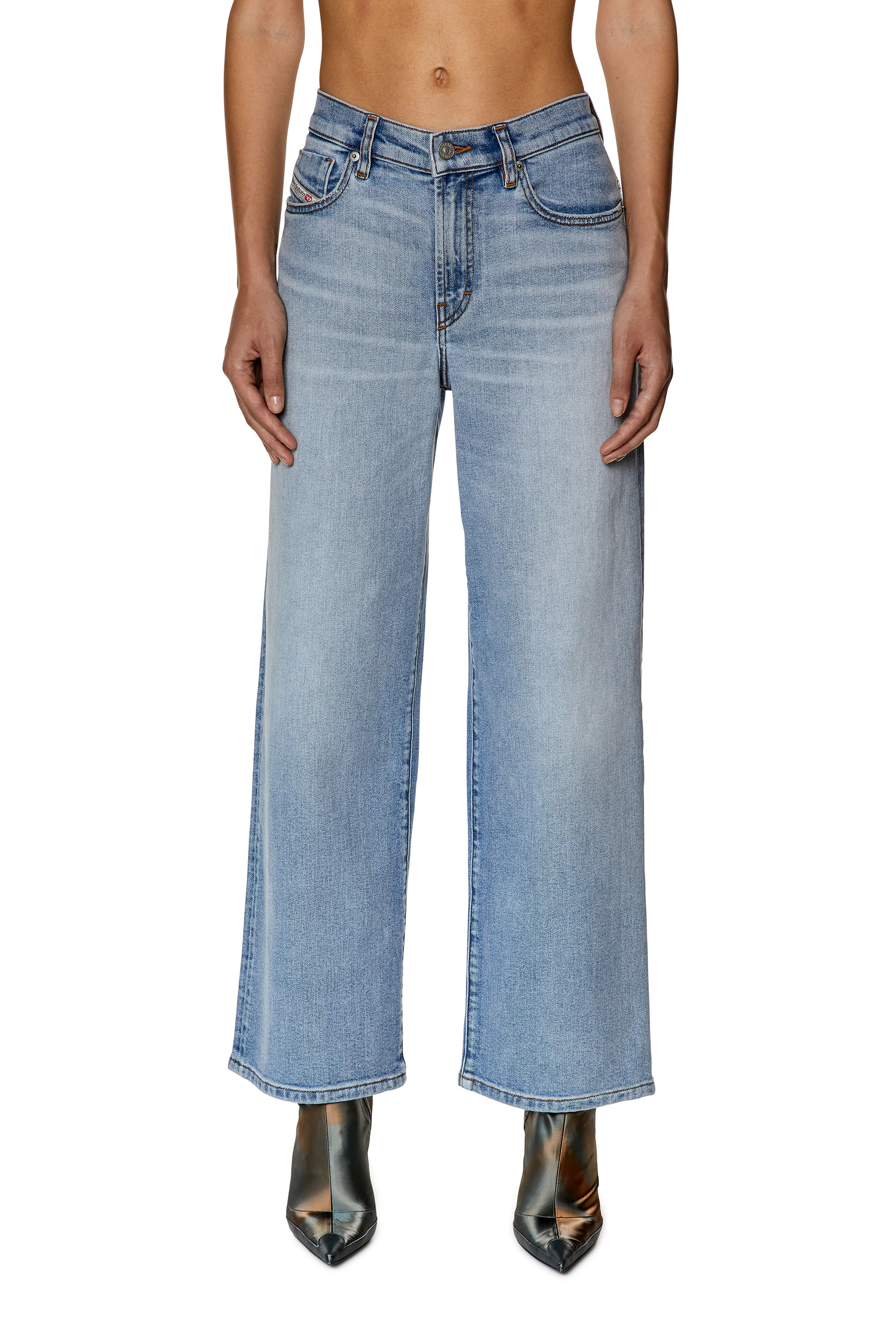 Diesel - Bootcut and Flare Jeans 2000 Widee 0AJAT, Light Blue - Image 1