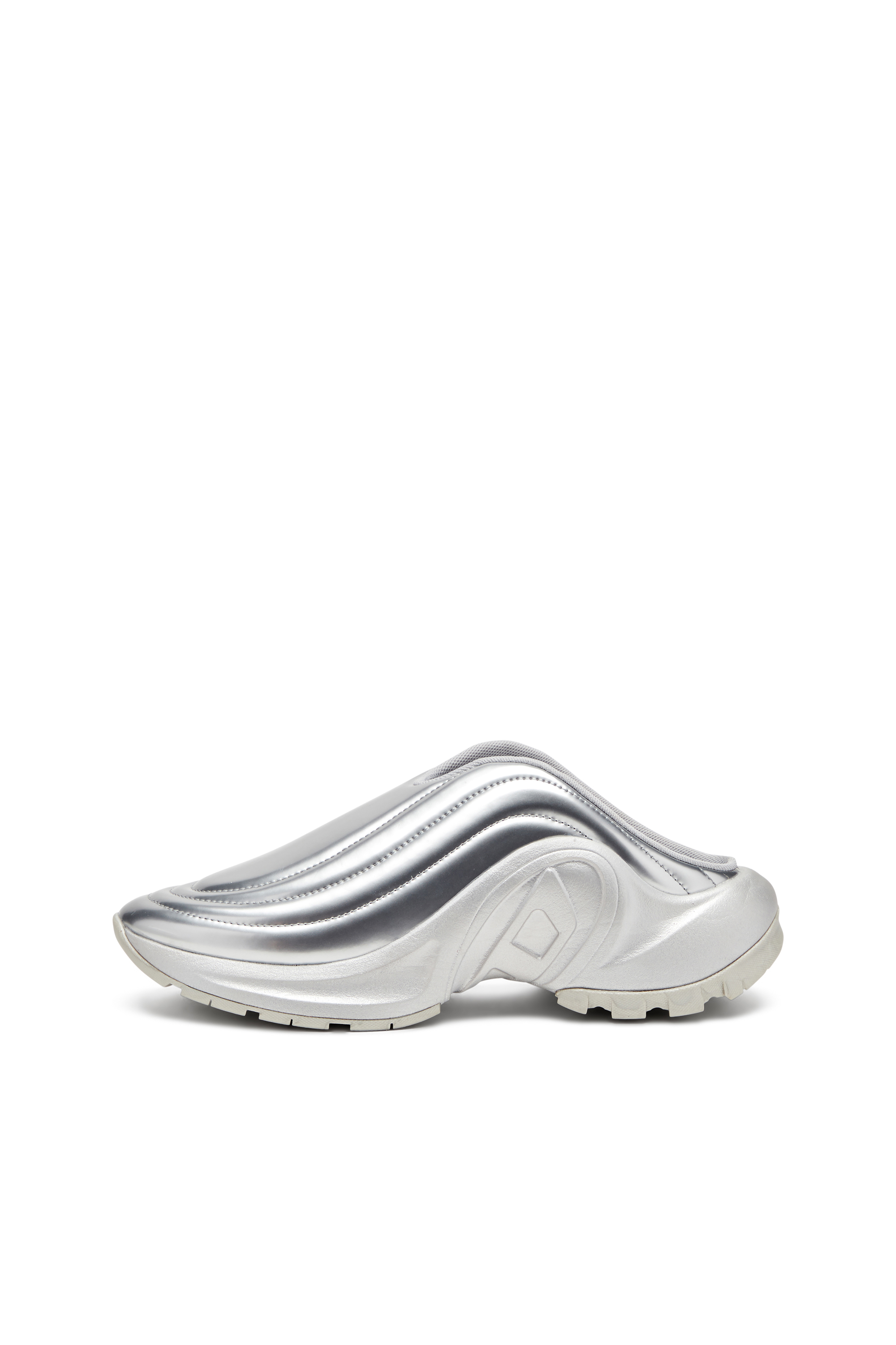 S-D-RUNNER MULE X, Silver Diesel - S-D-RUNNER MULE X, Unisex's S-D-Runner-Metallic mules in Silver - 7