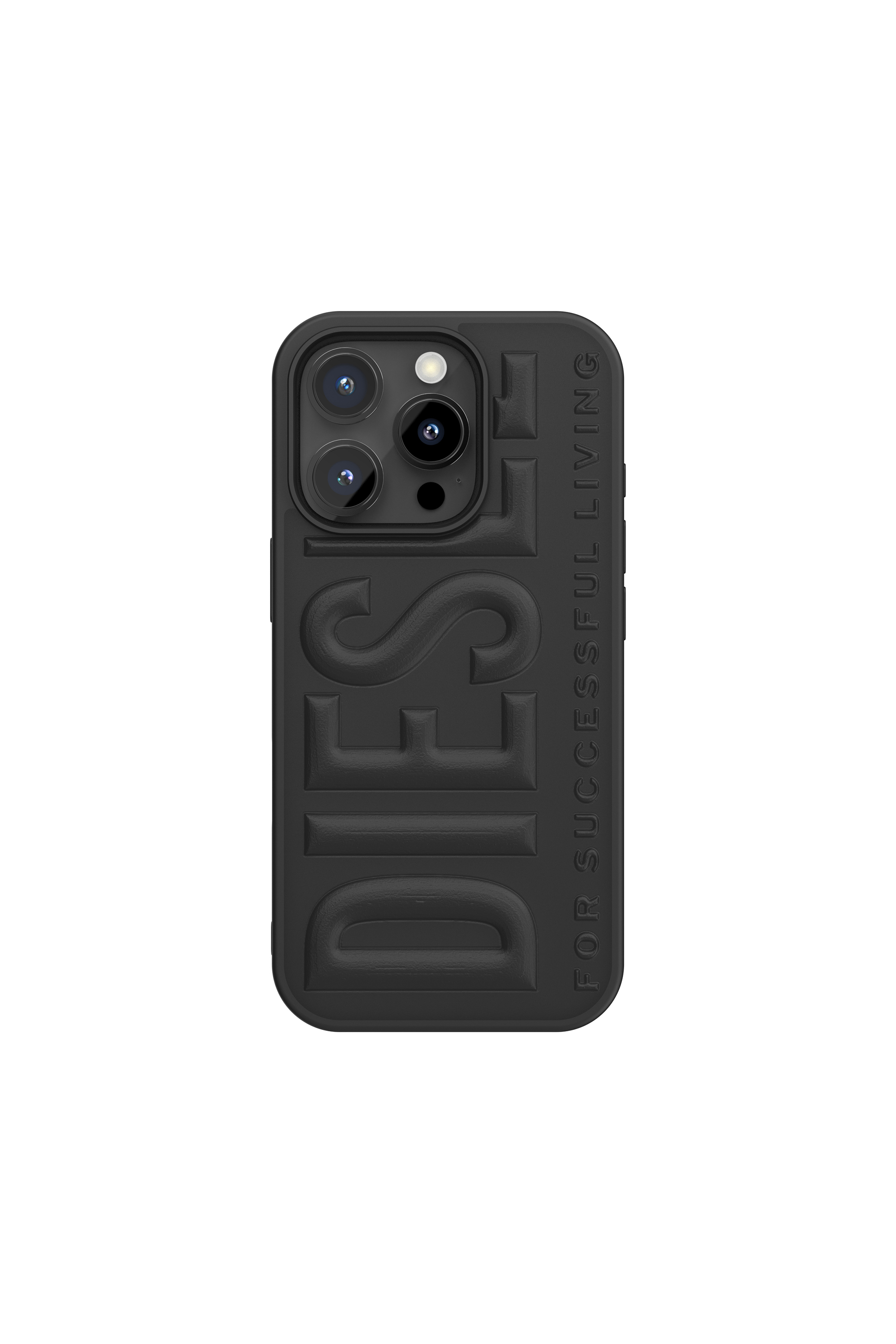 Diesel - 60210  MOULDED CASE, Unisex's 3D Biscotto Case for iP 16 Pro in Black - 4