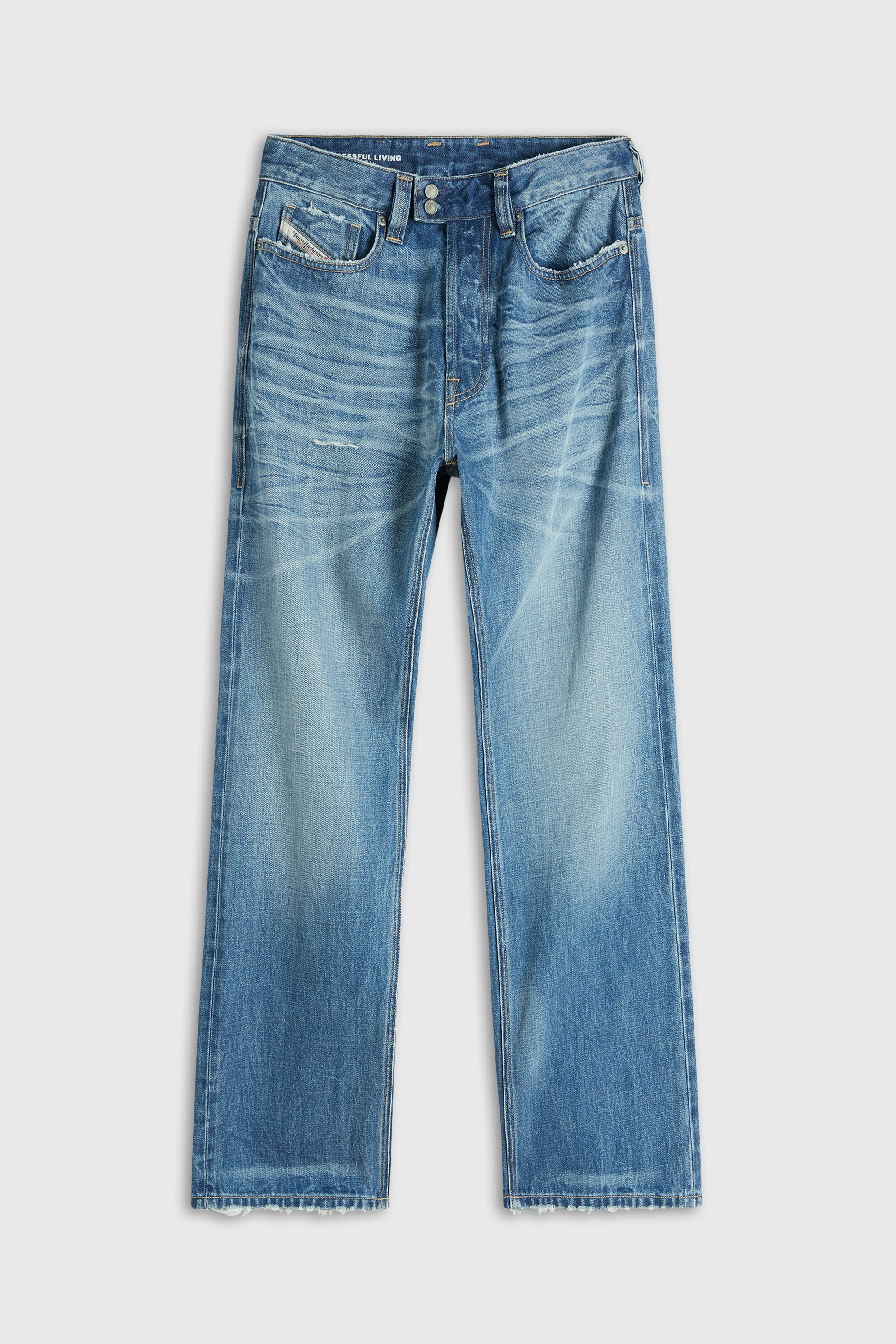 Diesel - Man's Relaxed Jeans 1980 D-Eeper 0DLDC, Medium blue - 2