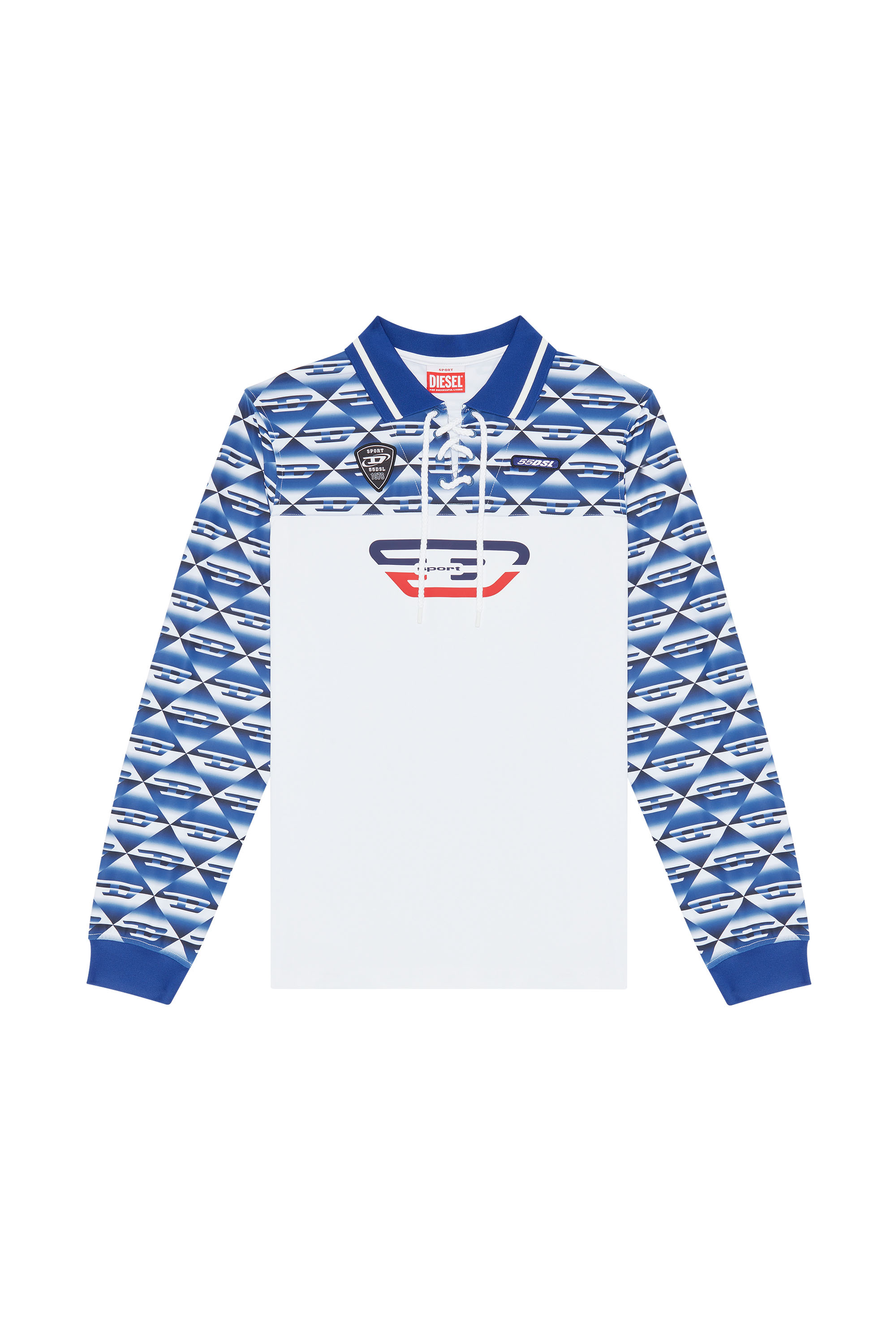 Diesel - AMST-BARABELL-HT22, White/Blue - Image 3