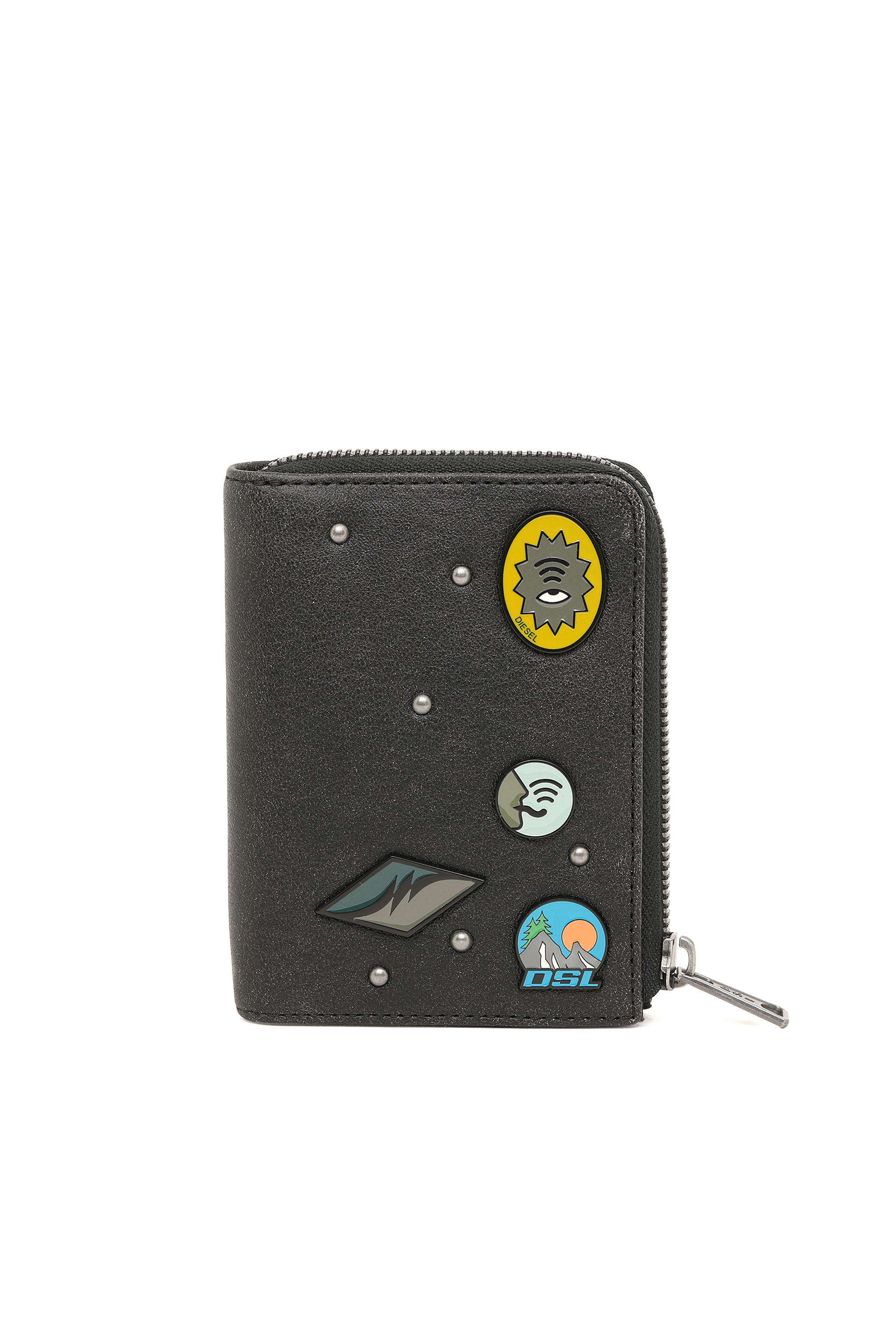 L-12 ZIP, Black - Zip-Round Wallets