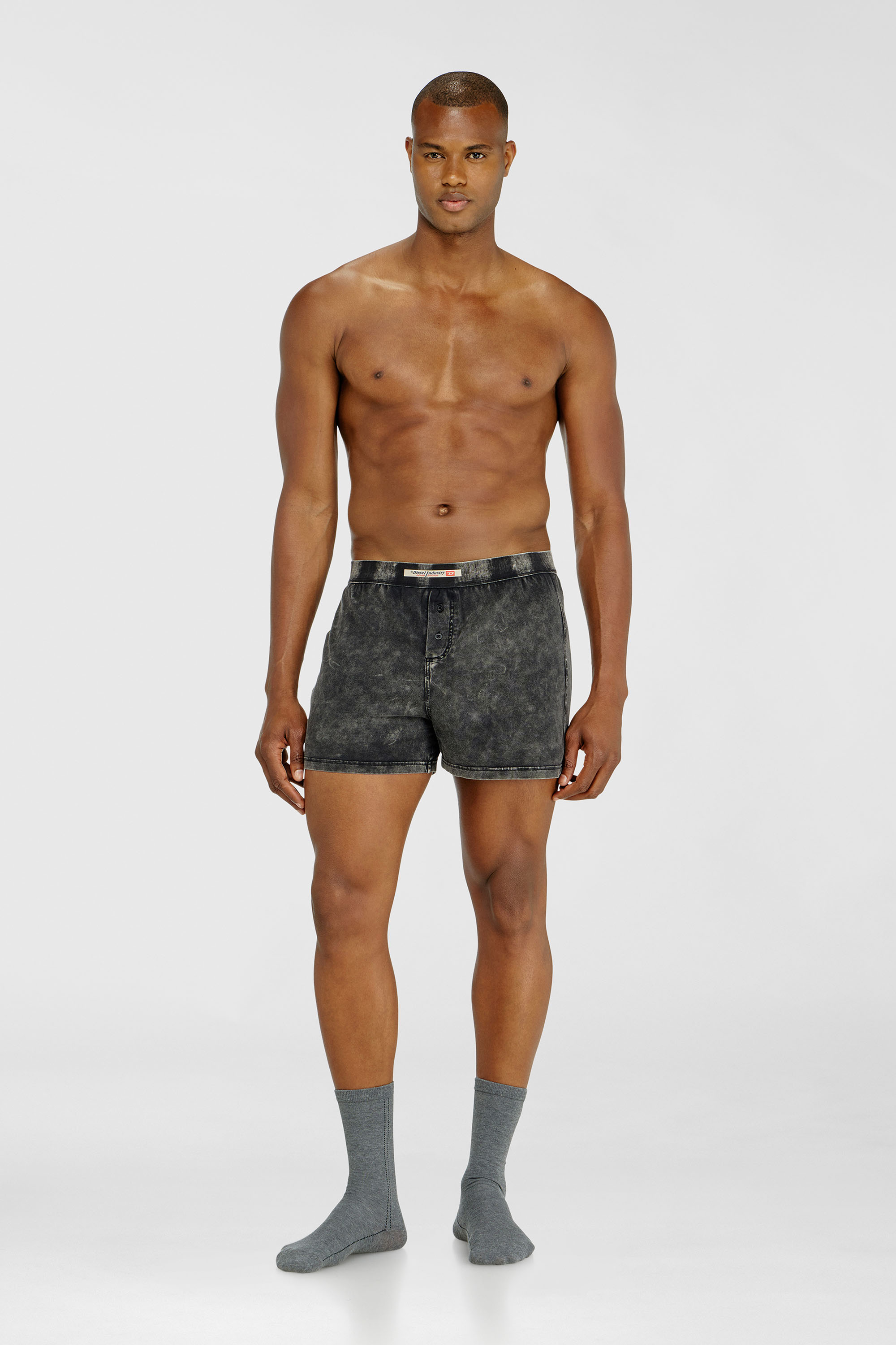 Boxer briefs in cotton with denim effect