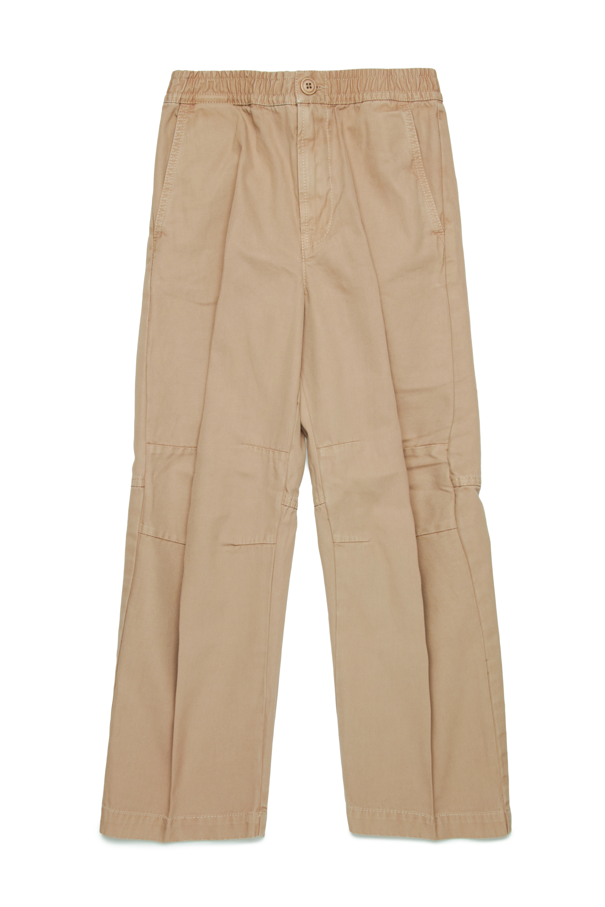 Diesel - PTINO, Man's Workwear trousers with Oval D in Light Brown - 1