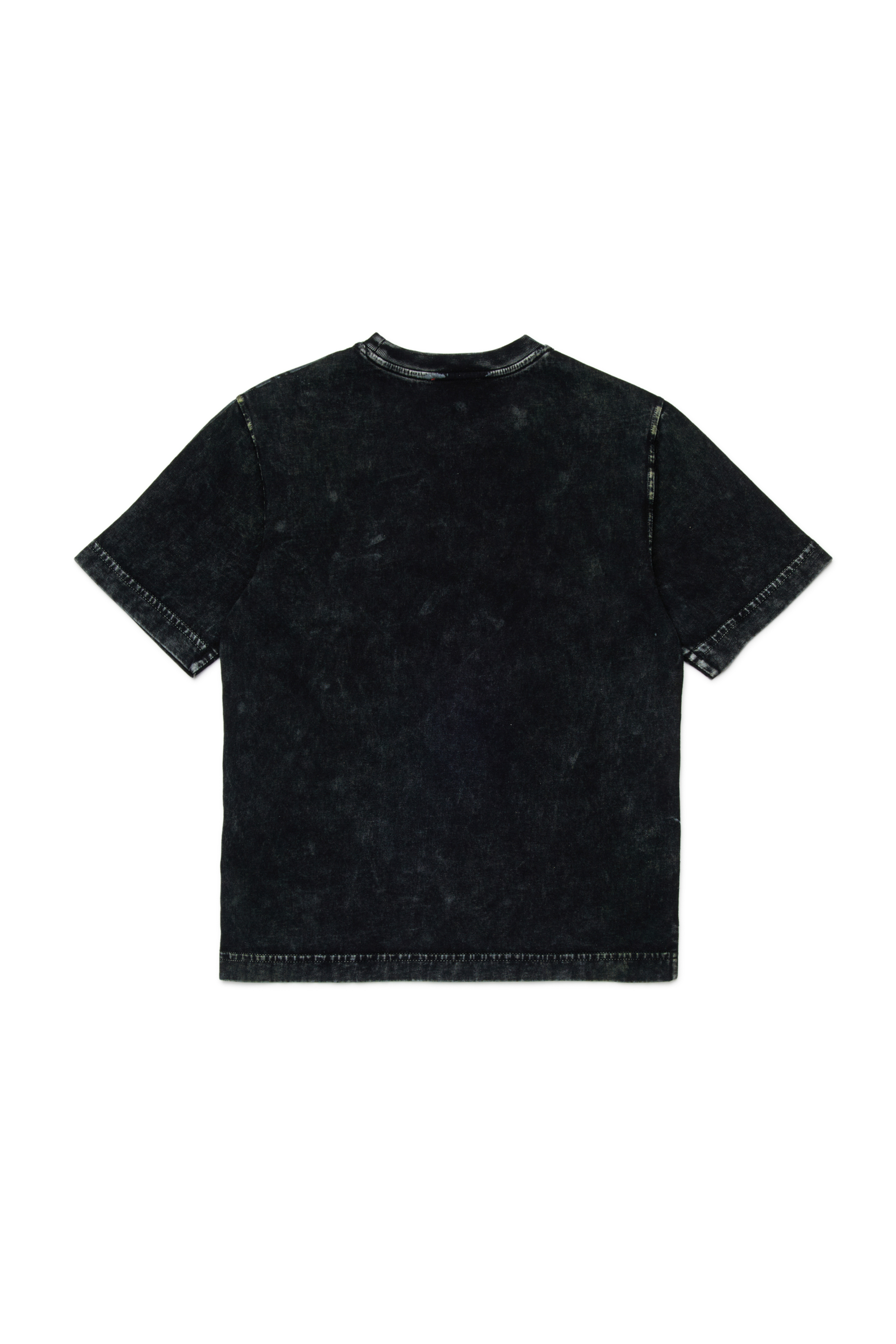 Diesel - TABOXTAR2 OVER, Man's T-shirt with chalk-effect print in Black - 2
