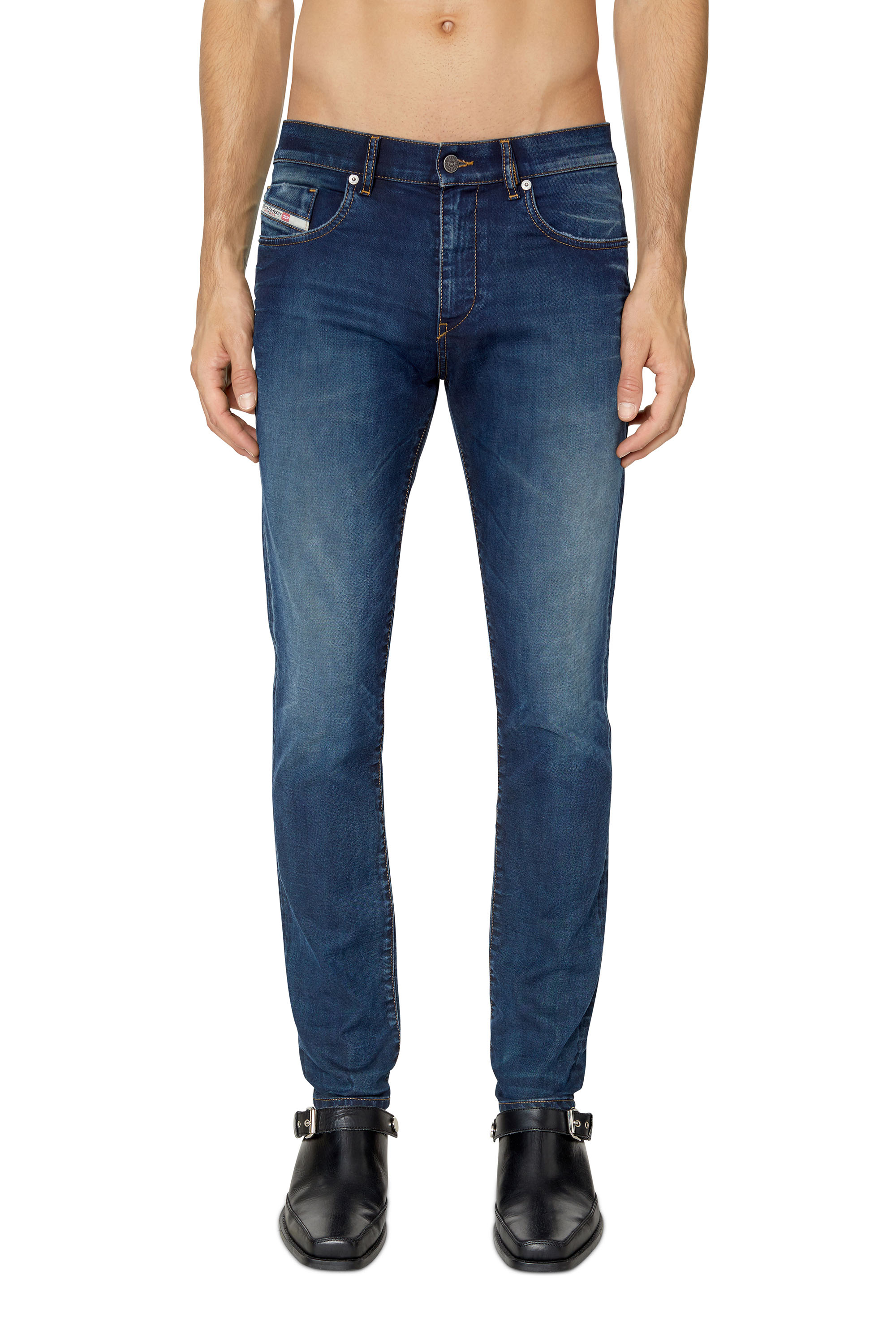 Diesel - D-Strukt JoggJeans® 068BC Slim, Dark Blue - Image 1