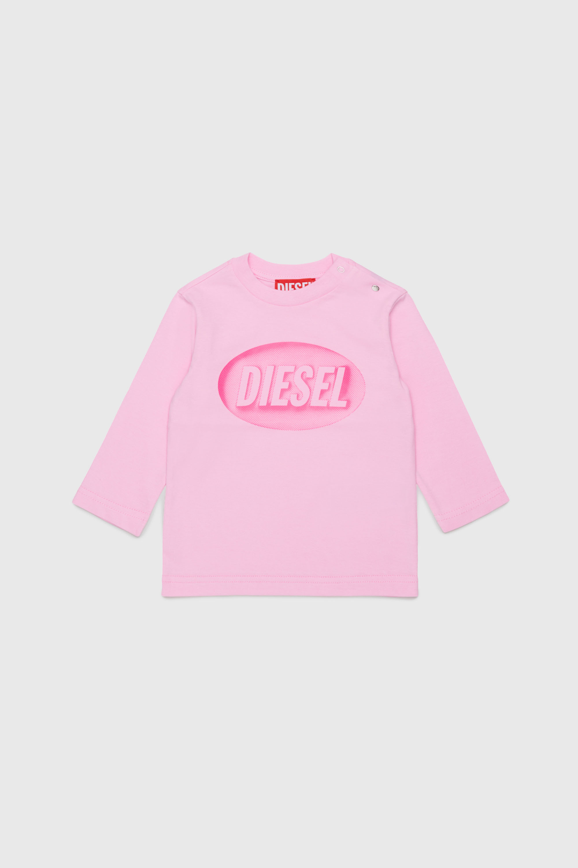 Cotton T-shirt with logo print