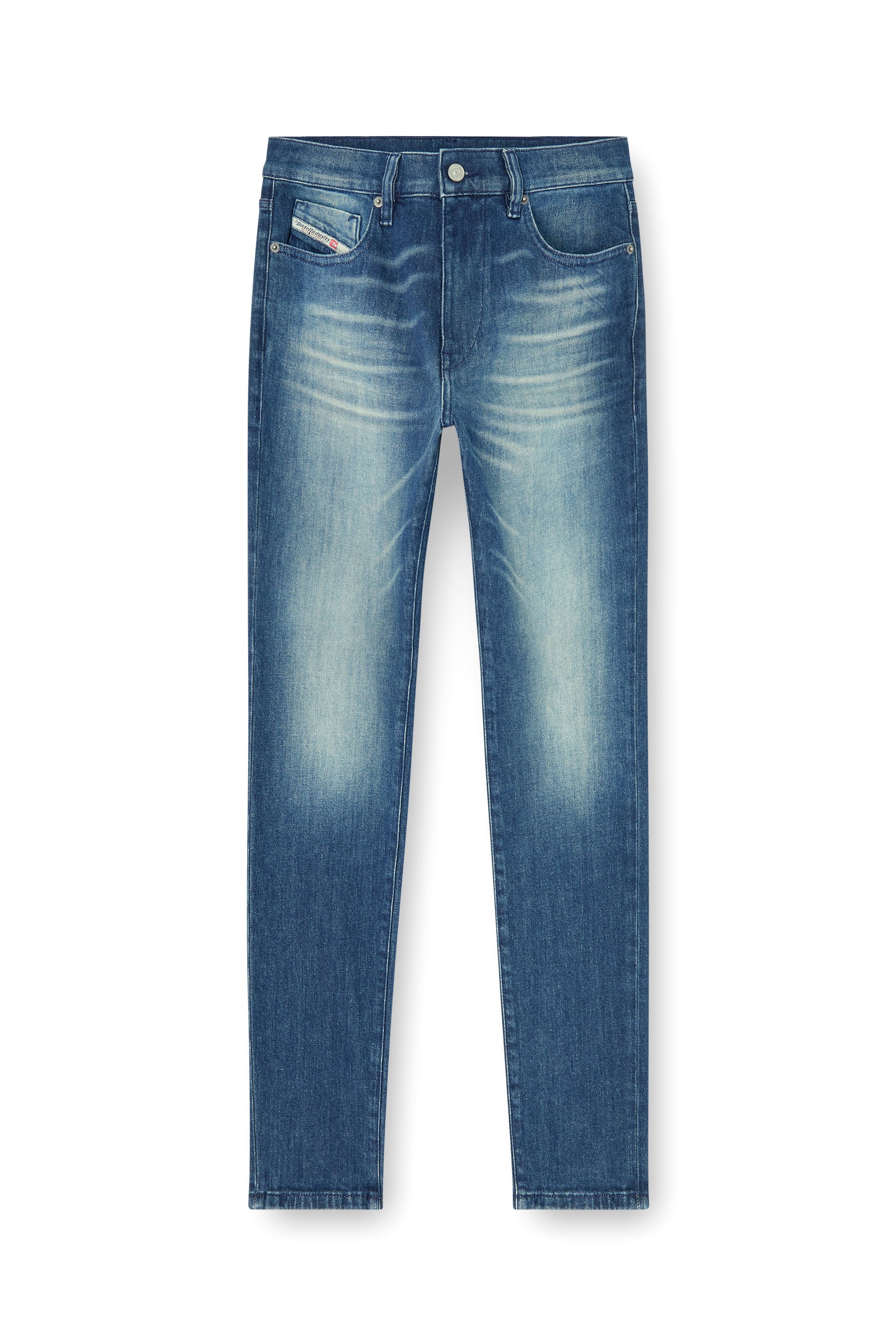 Diesel - Man's Slim Jeans 2019 D-Strukt 0KBBR, Dark Blue - 3
