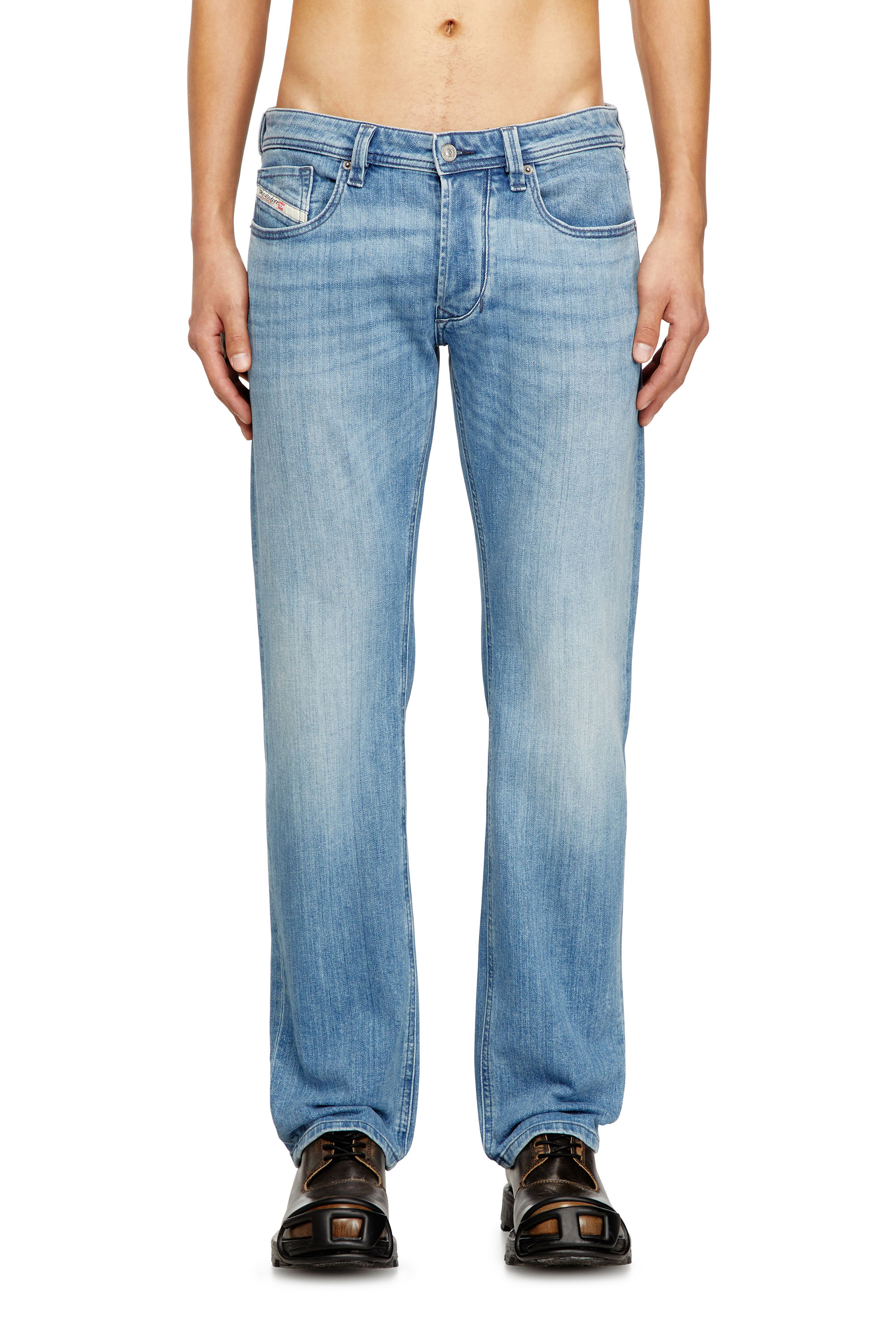 Diesel - Man's Regular Jeans 1985 Larkee 0GRDI, Light Blue - 1