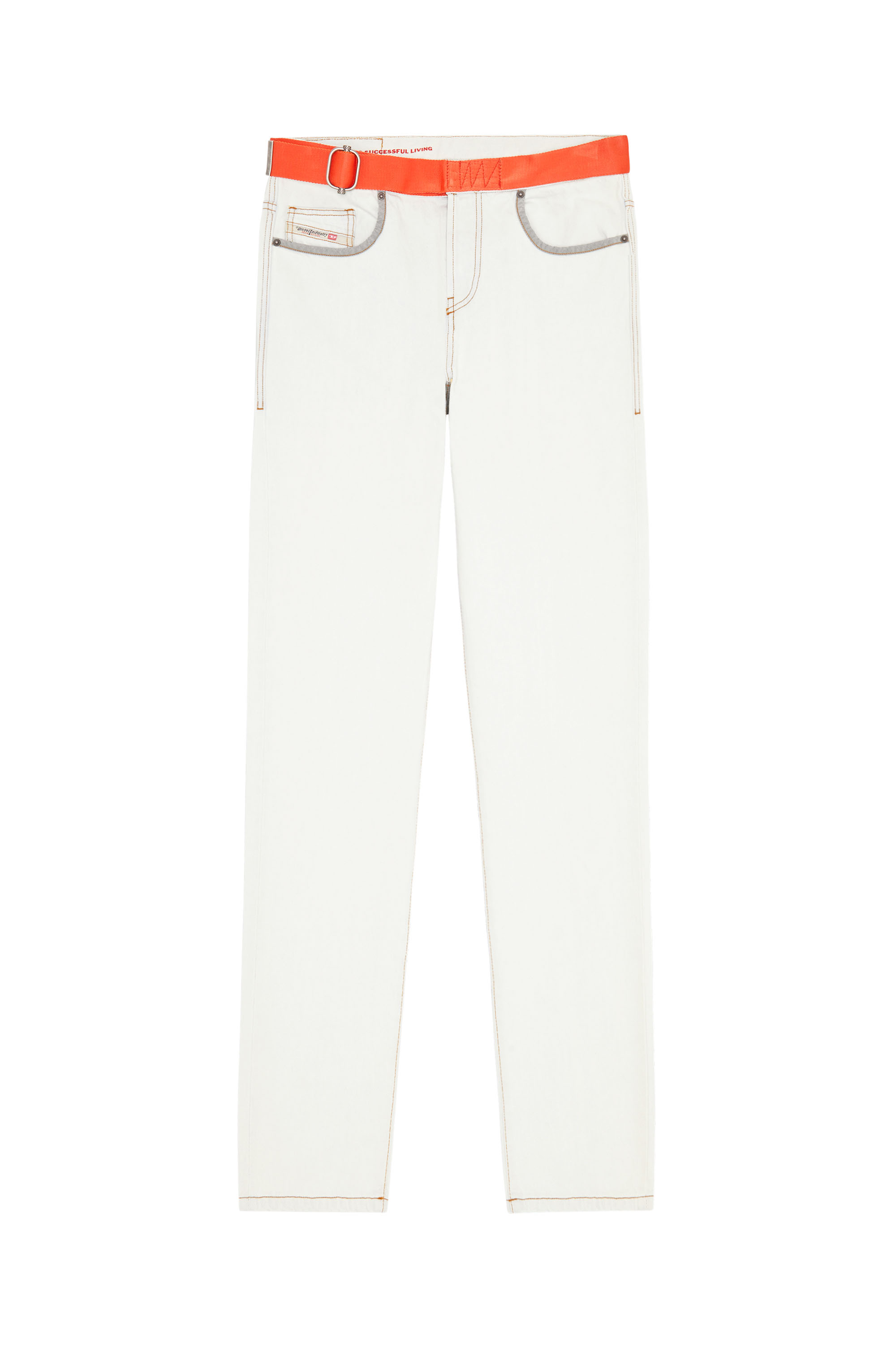 Diesel - 2020 D-Viker 0EIAU Straight Jeans, Light Grey - Image 6