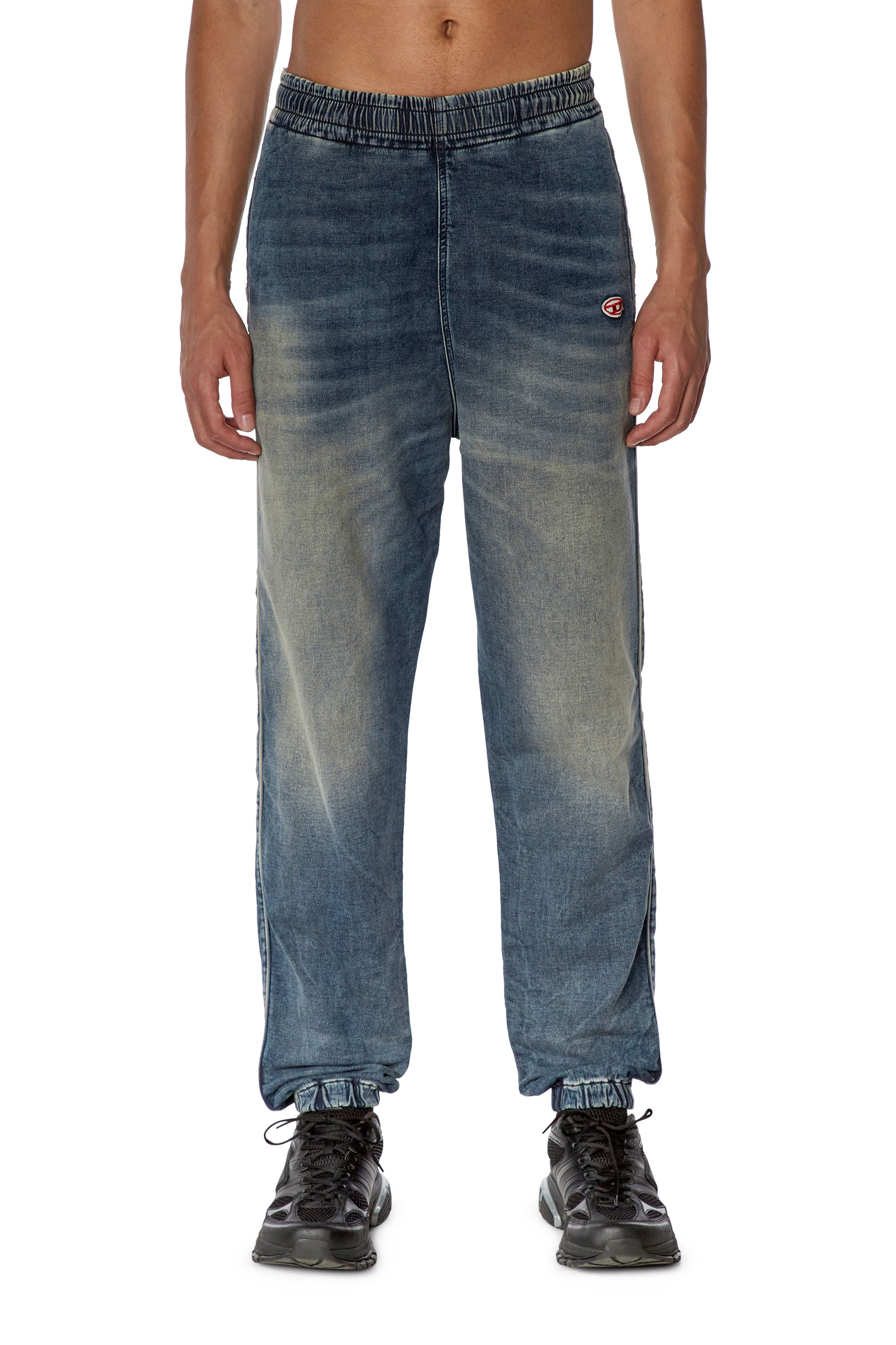 Diesel - Tapered D-Lab Track Denim 068FN, Dark Blue - Image 2