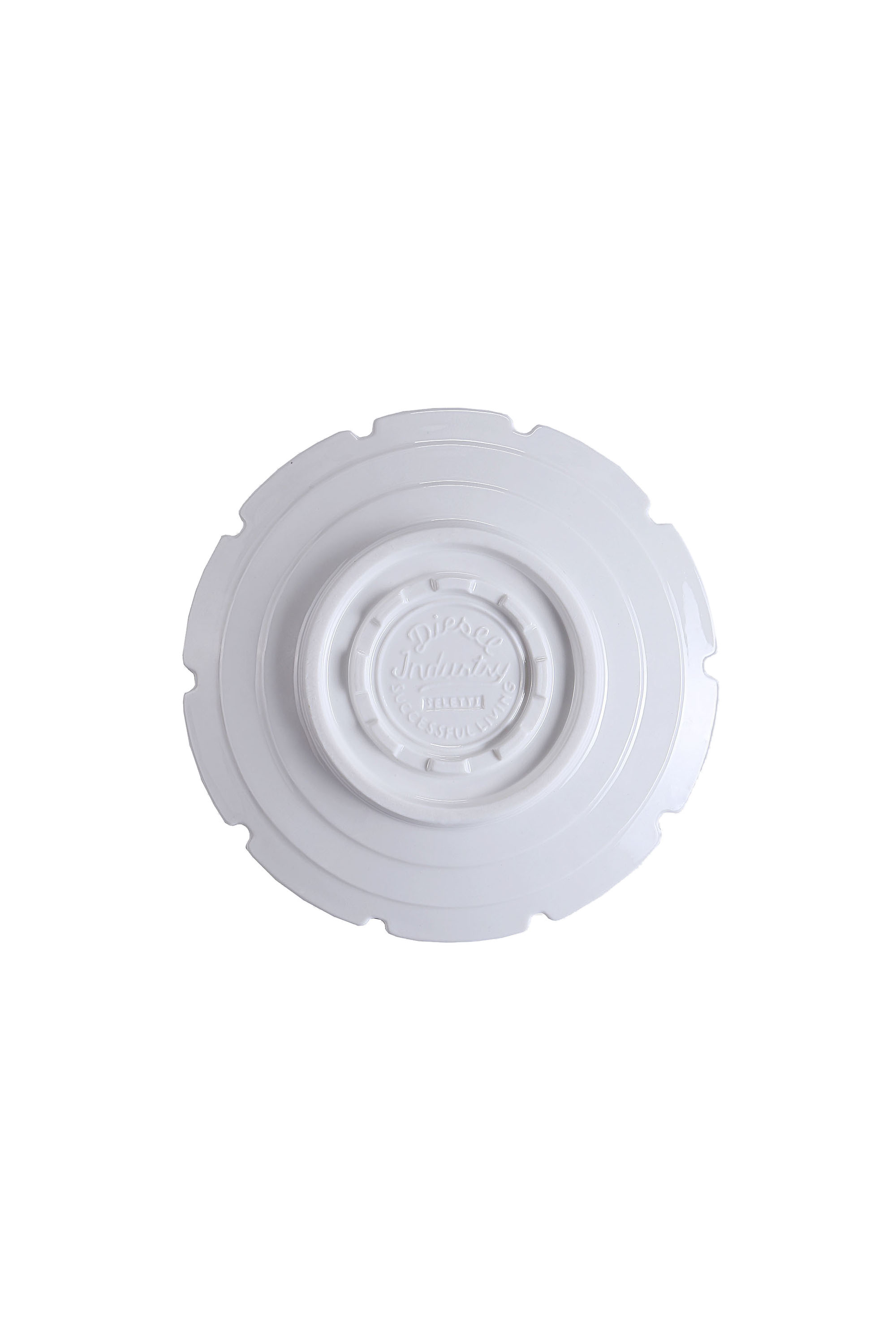 Diesel - 10985 MACHINE COLLEC, Unisex's Porcelain dessert plate in White - 2