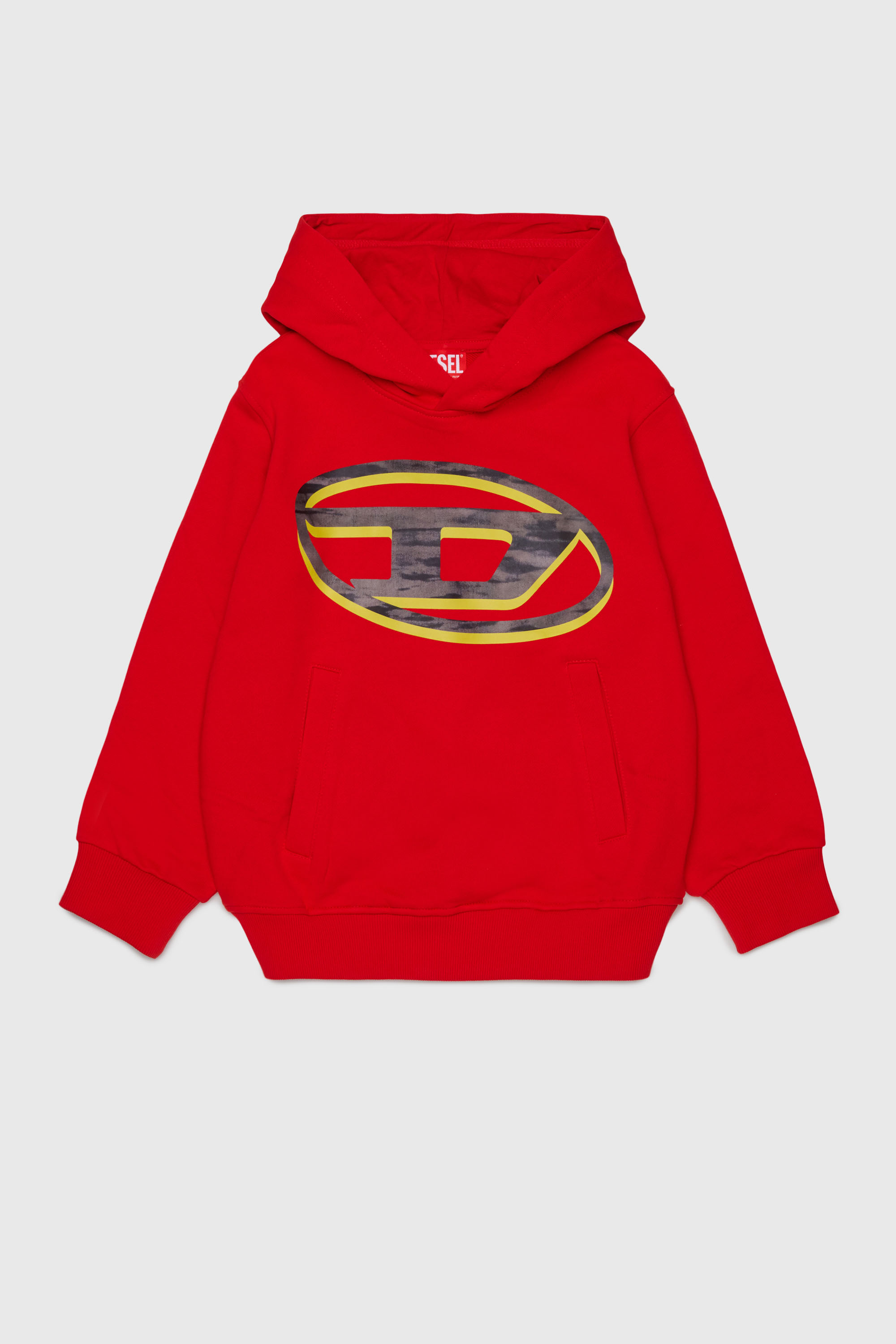 Hoodie with two-tone Oval D print