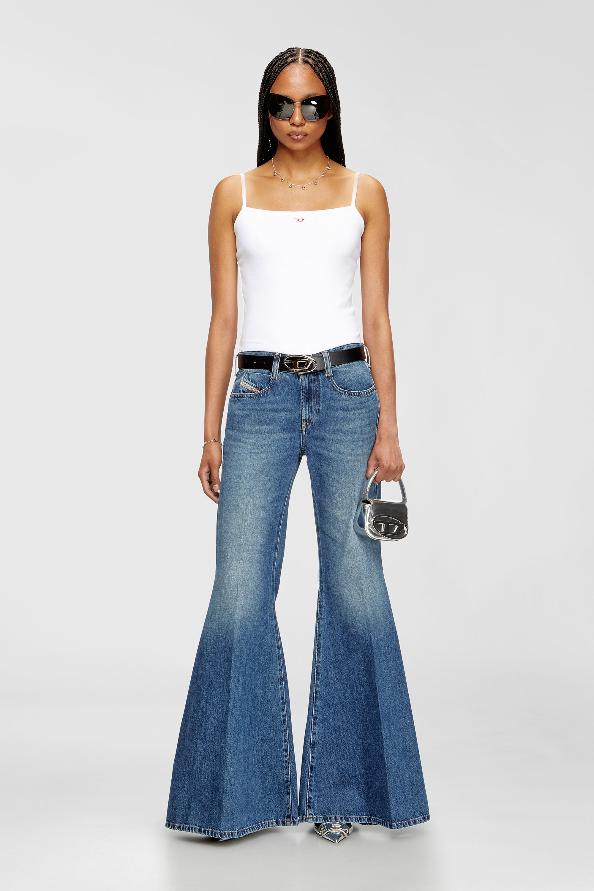 Flare Jeans Low Waist 1970 D-Bleess