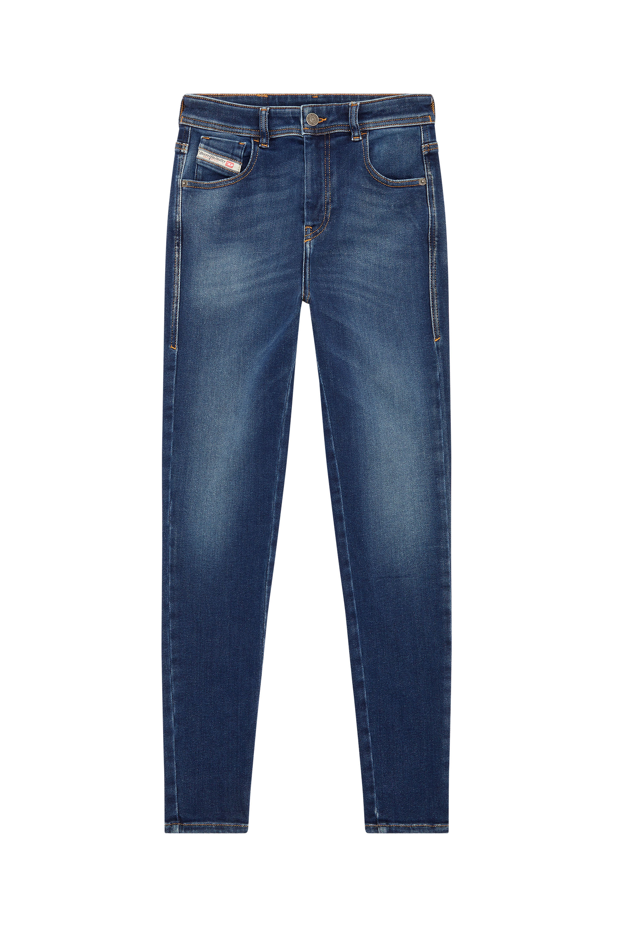 Diesel - Super skinny Jeans 1984 Slandy-High 09E97, Dark Blue - Image 5