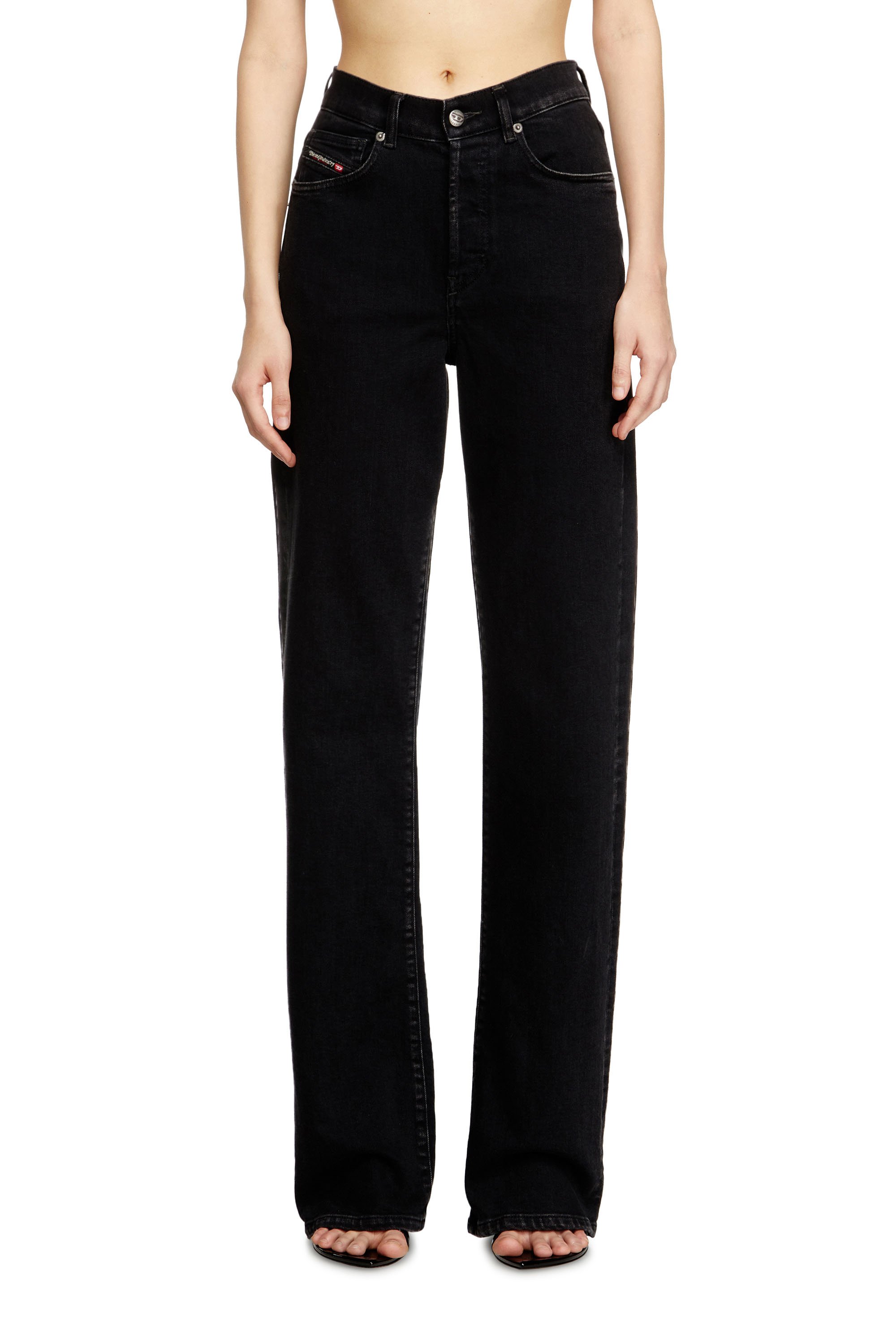 Diesel - Woman's Regular Jeans 1971 D-Sent 09N89, Black/Dark grey - 1