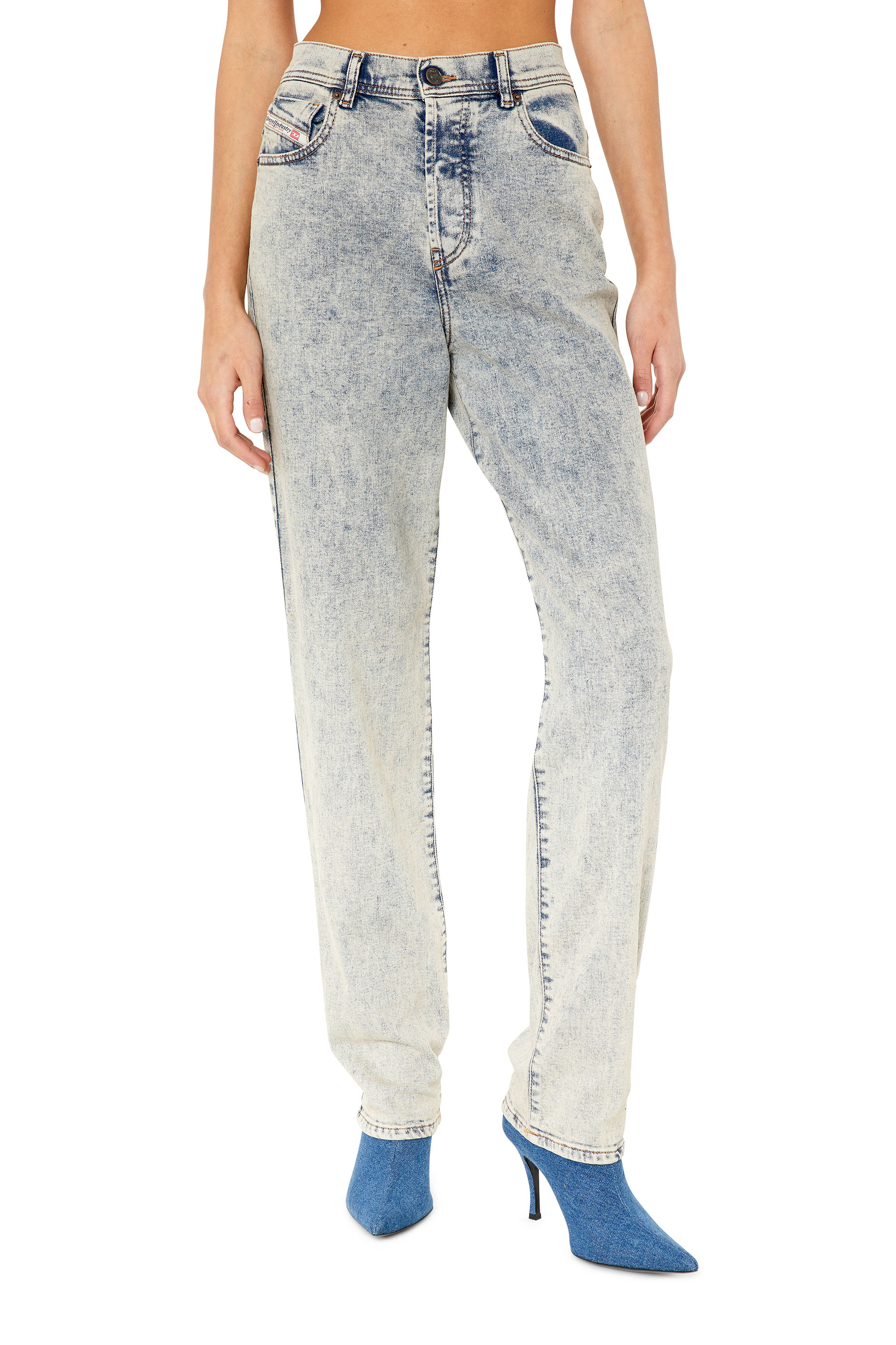 Diesel - 1956 D-Tulip 09F12 Straight Jeans, Medium blue - Image 2