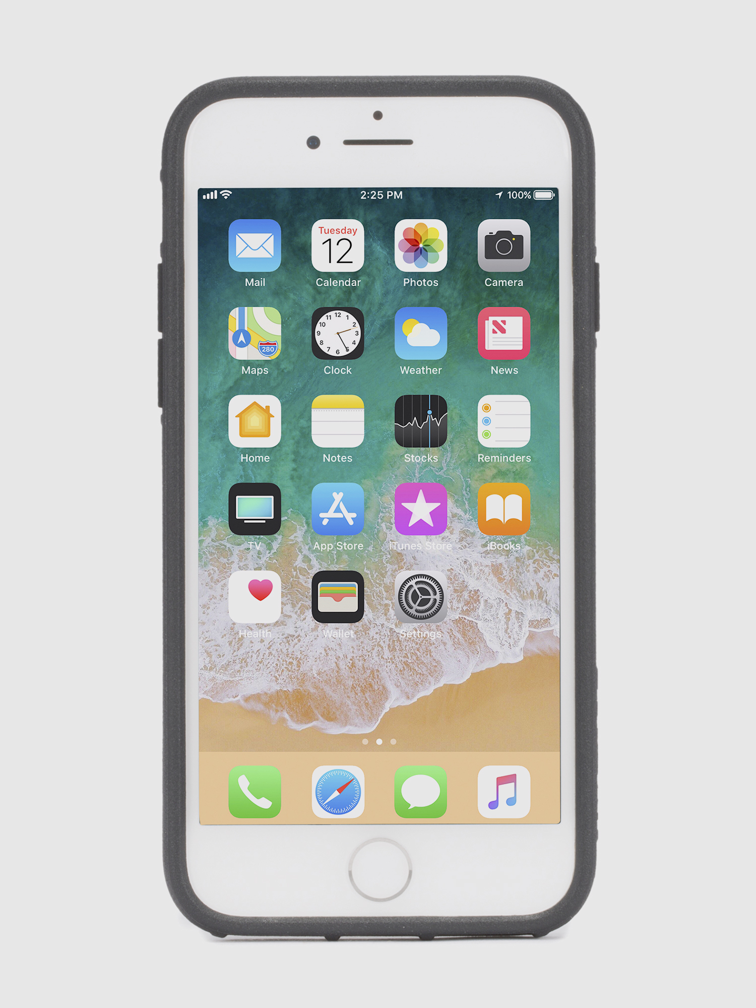 ZIP OLIVE LEATHER IPHONE 8/7/6s/6 CASE, 