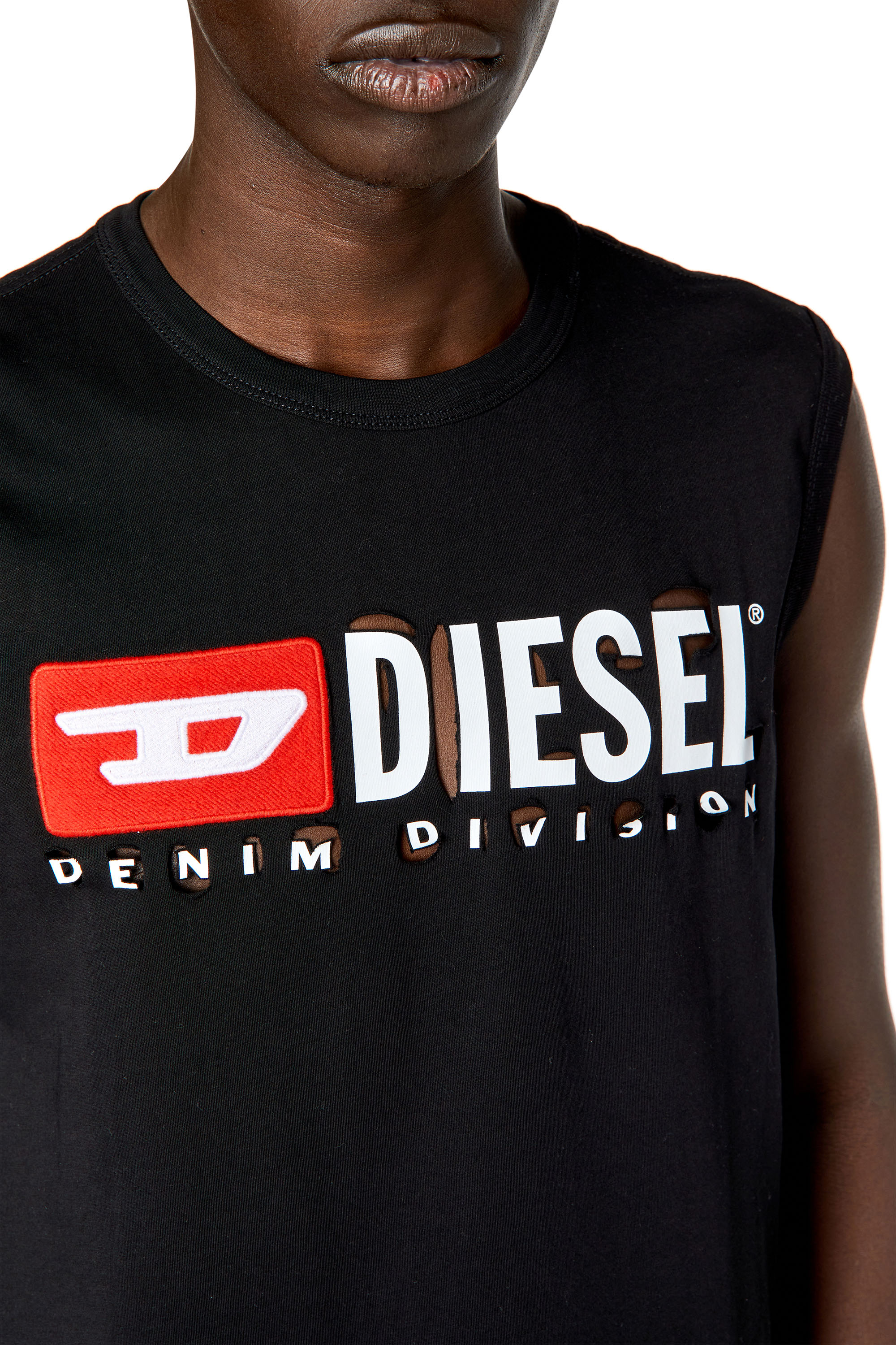 Diesel - T-BISCO-DIVSTROYED, Black - Image 3