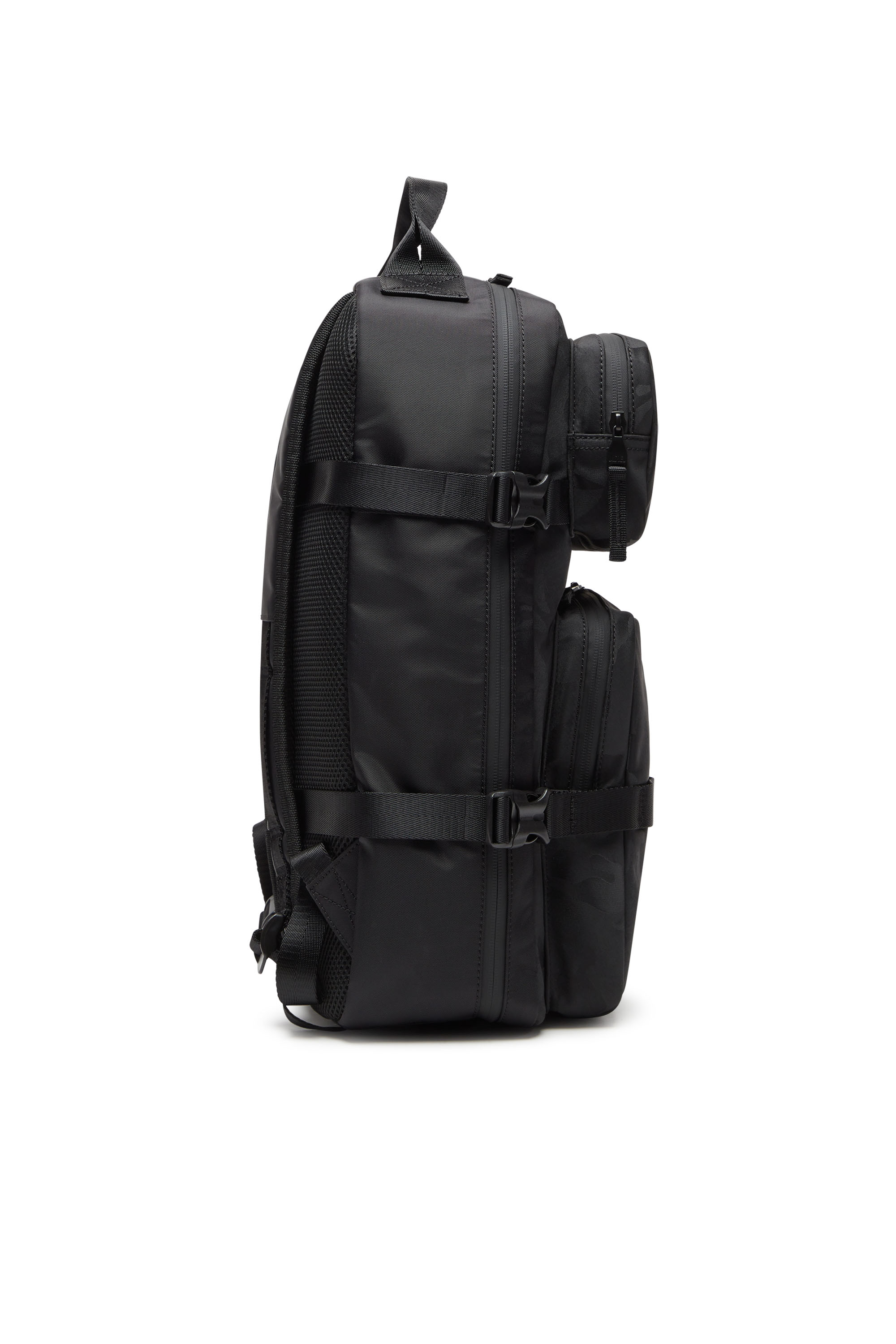 Diesel - DSRT BACKPACK, Man's Dsrt-Utility backpack in printed nylon in Black - 5