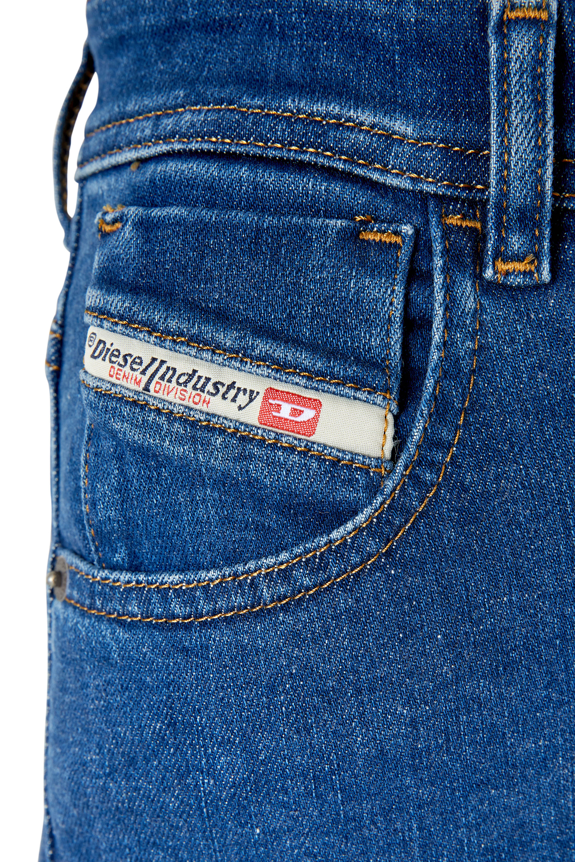 Diesel - 1984 Slandy-High 09F28 Super skinny Jeans, Dark Blue - Image 3